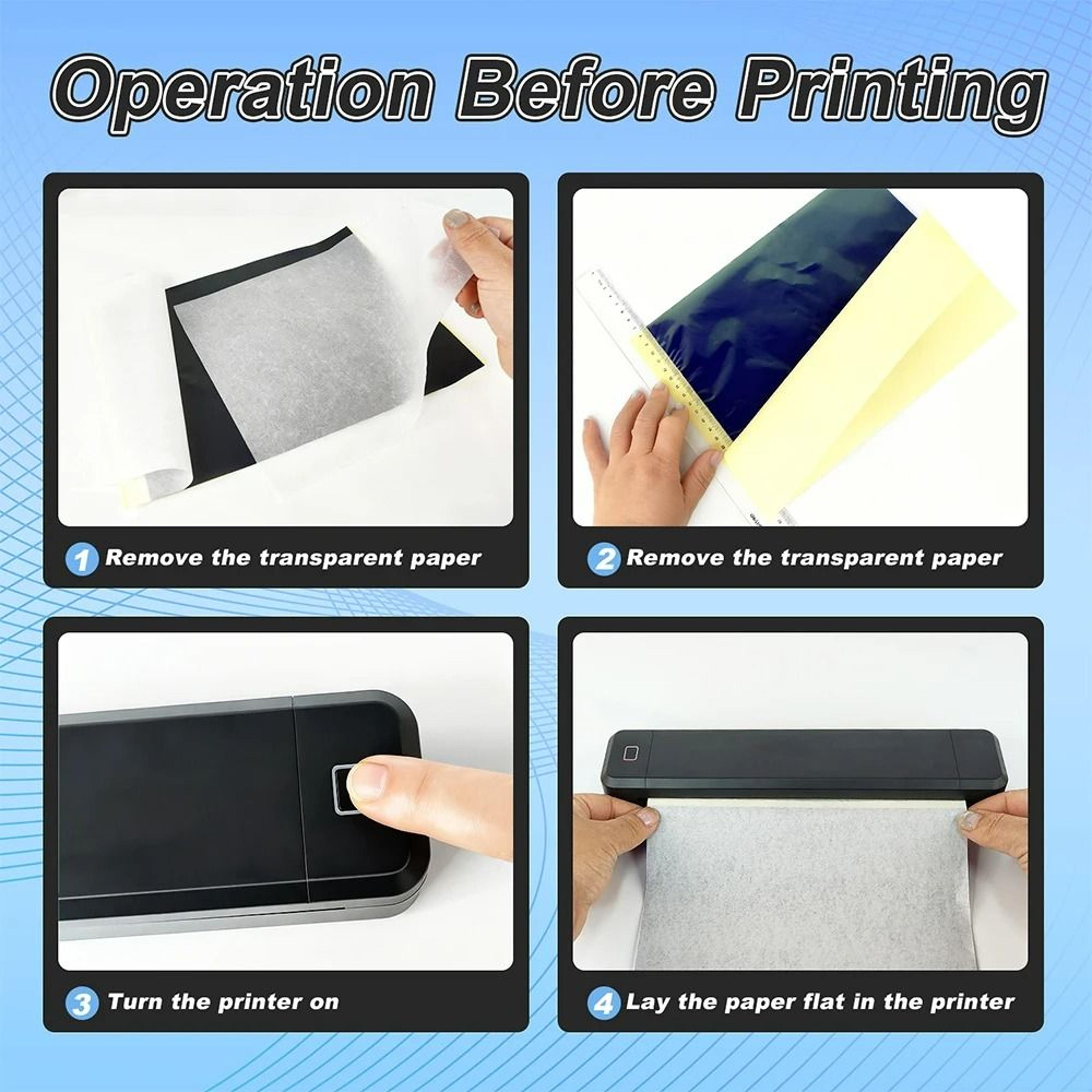 Portable A4 Tattoo Stencil Thermal Printer 2