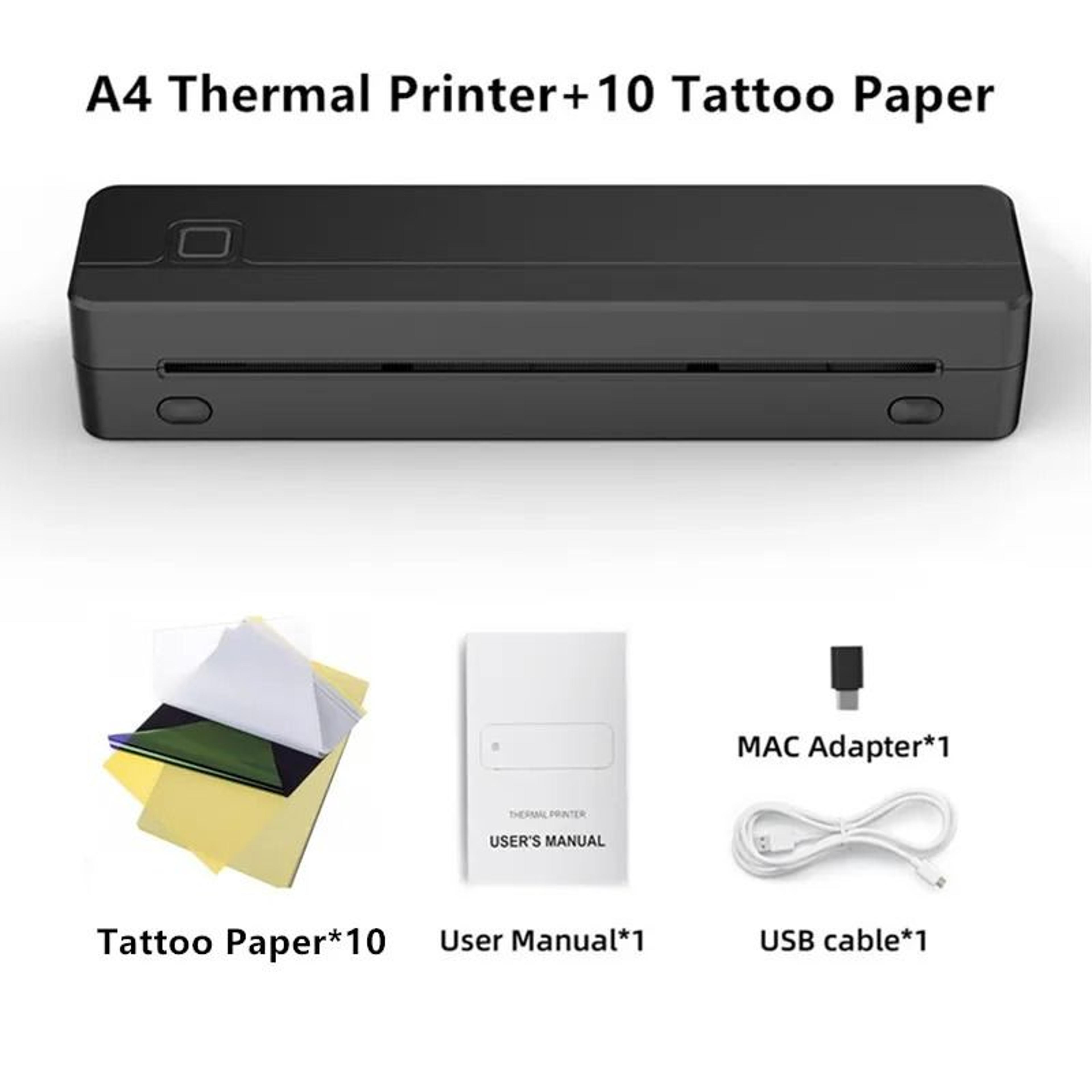 Portable A4 Wireless Thermal Printer with 10 Transfer Papers 8