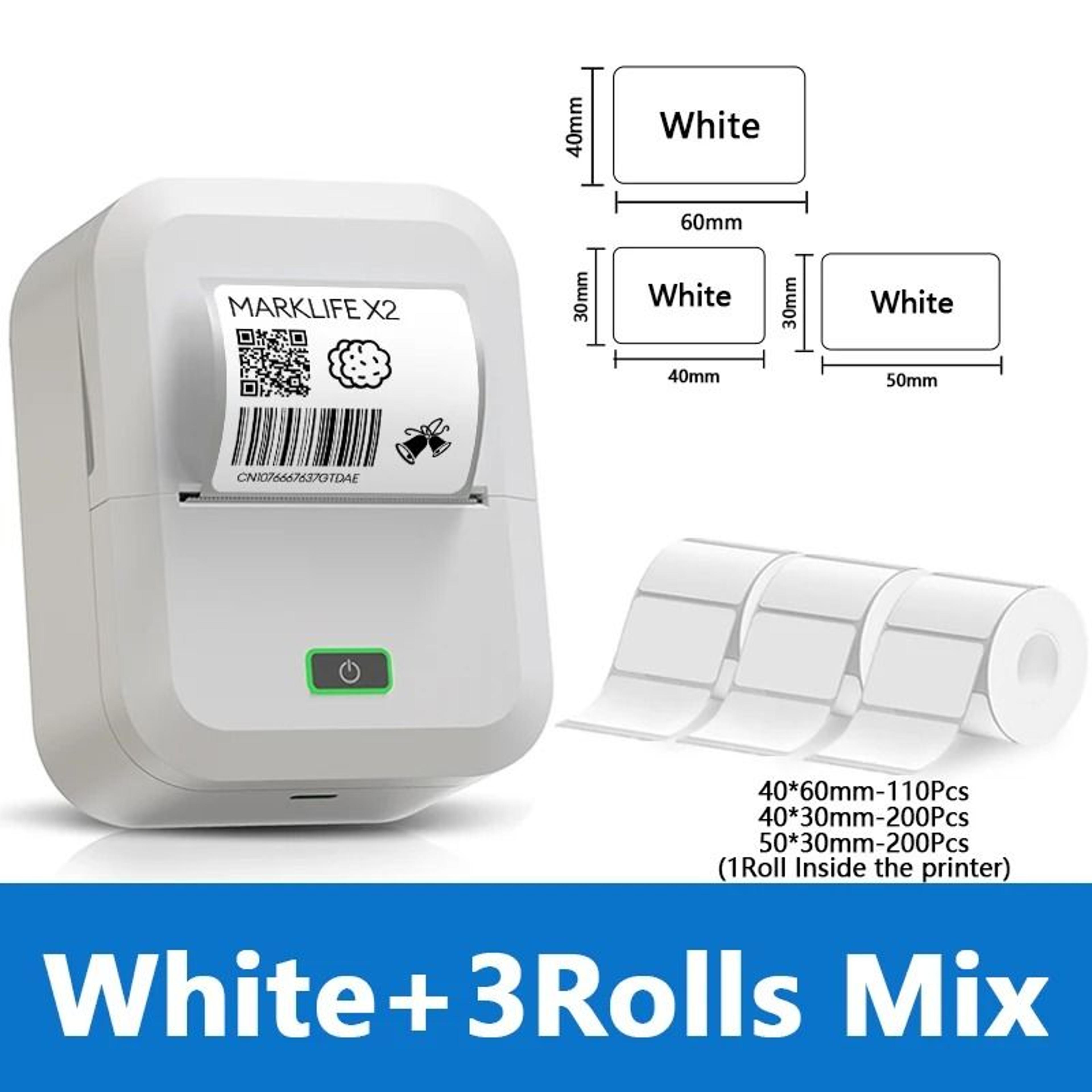 Portable Wireless Thermal Label Printer 10
