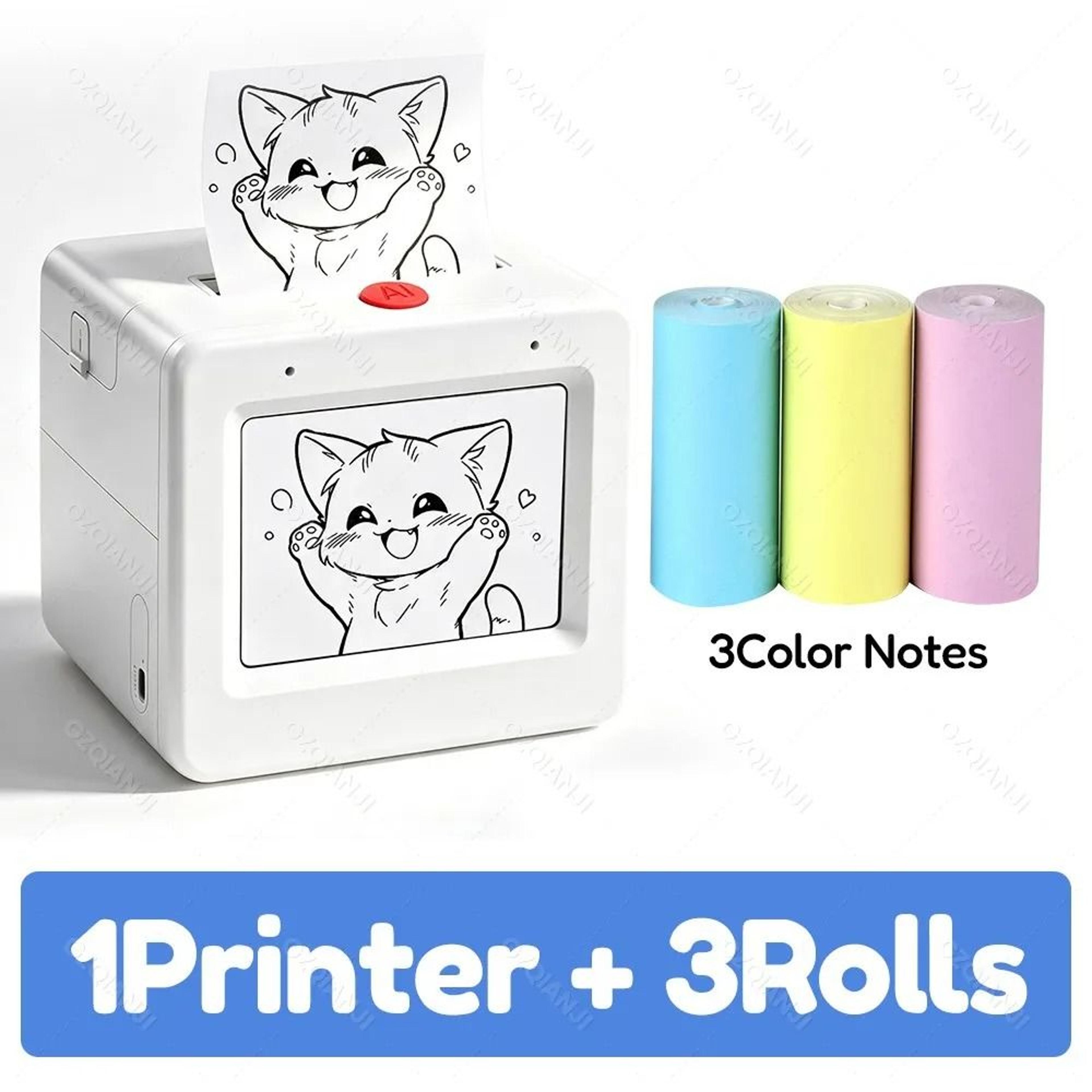 Smart AI Voice  Screen Thermal Printer For Kids 16