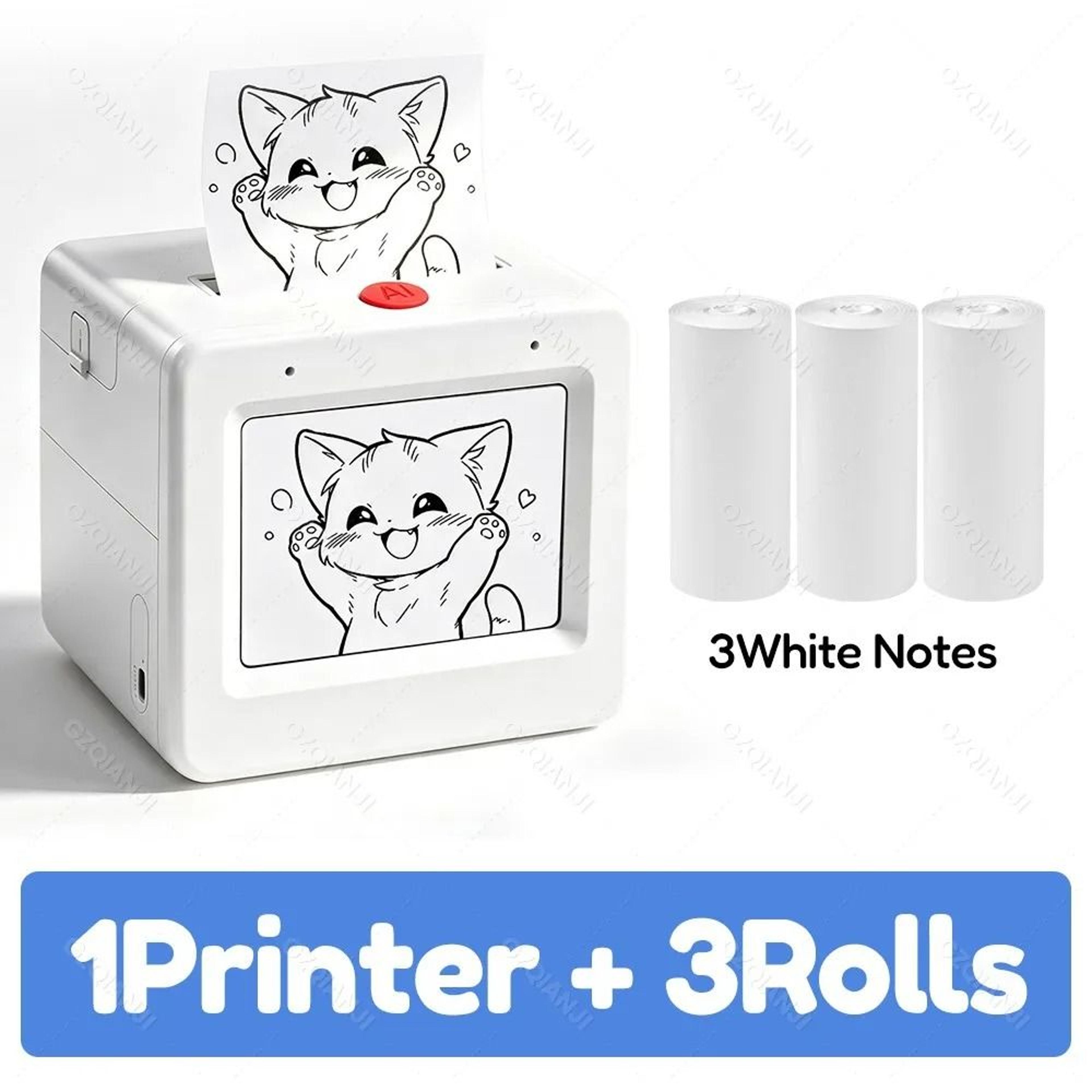 Smart AI Voice  Screen Thermal Printer For Kids 14