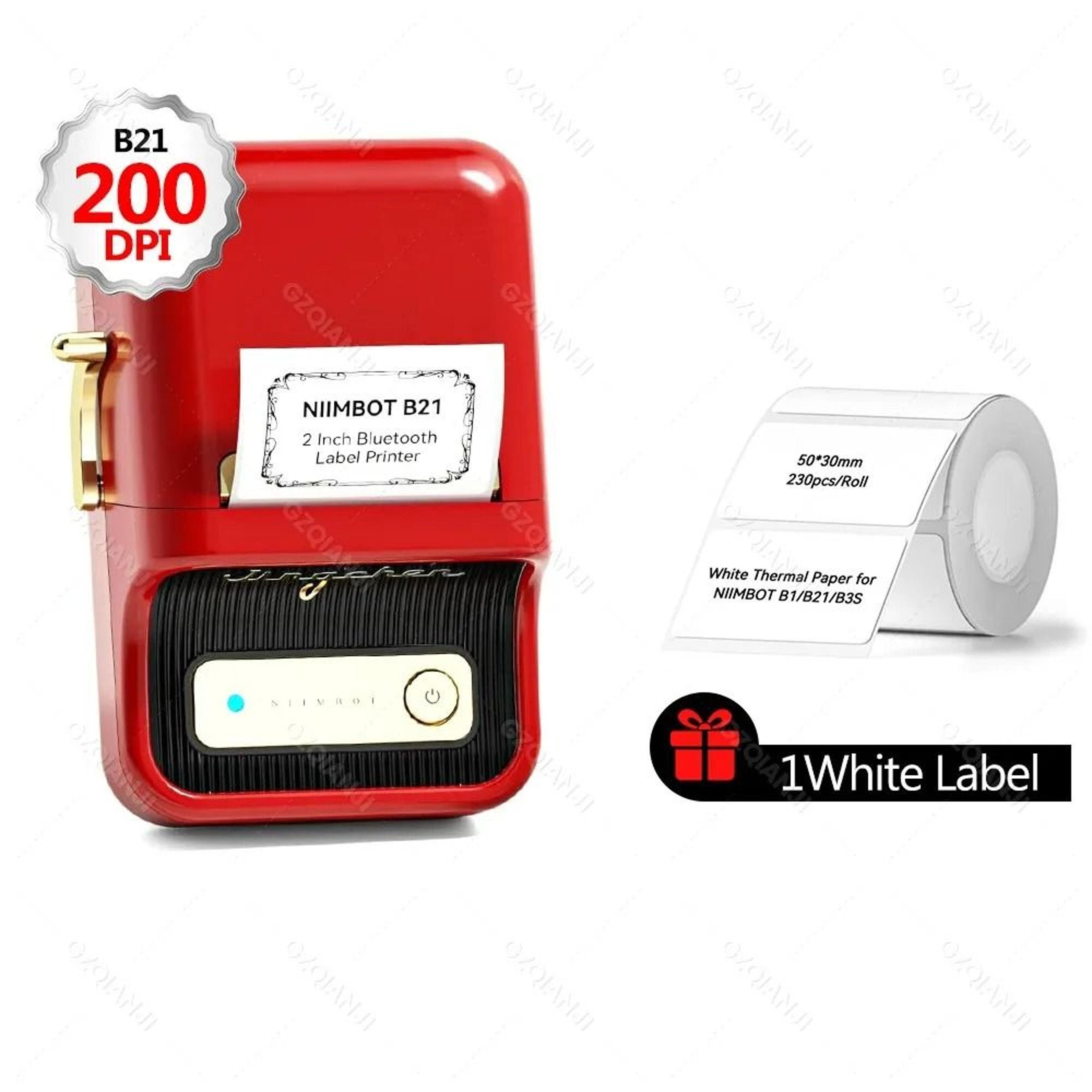 Wireless HD Vintage Thermal Label Printer 200 DPI  300 DPI Pro 8
