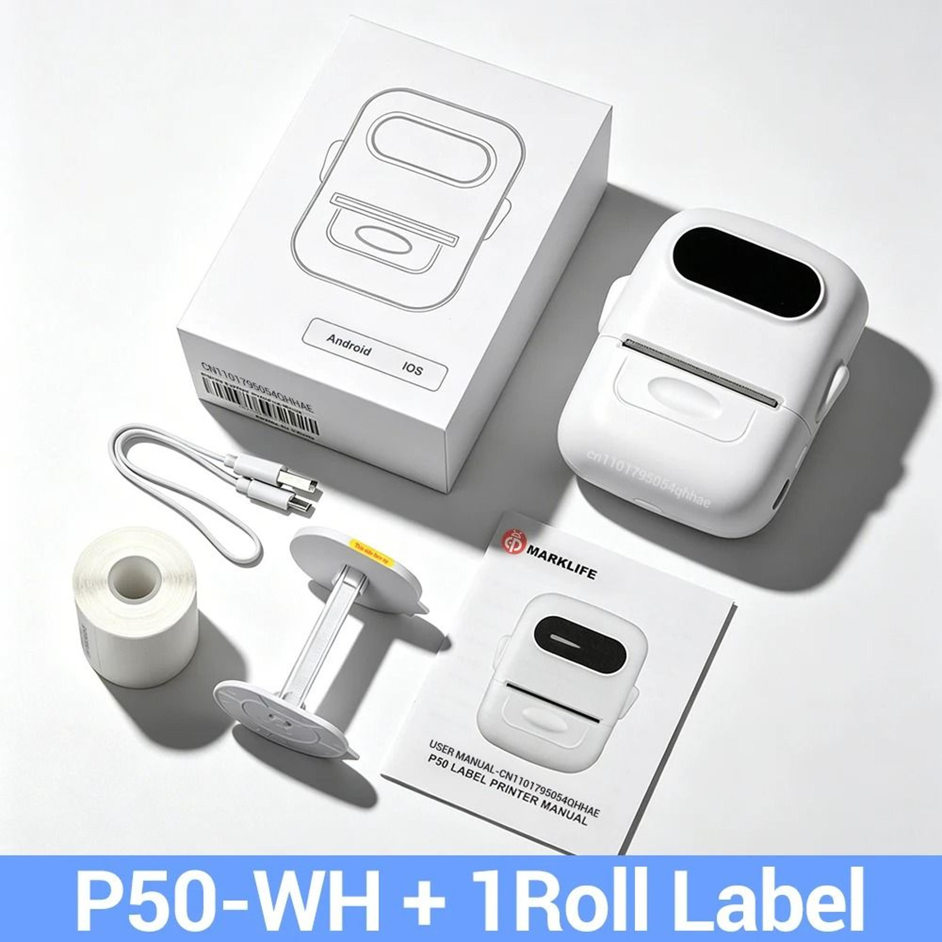 Wireless Desktop Thermal Label Printer 2050mm Width 7
