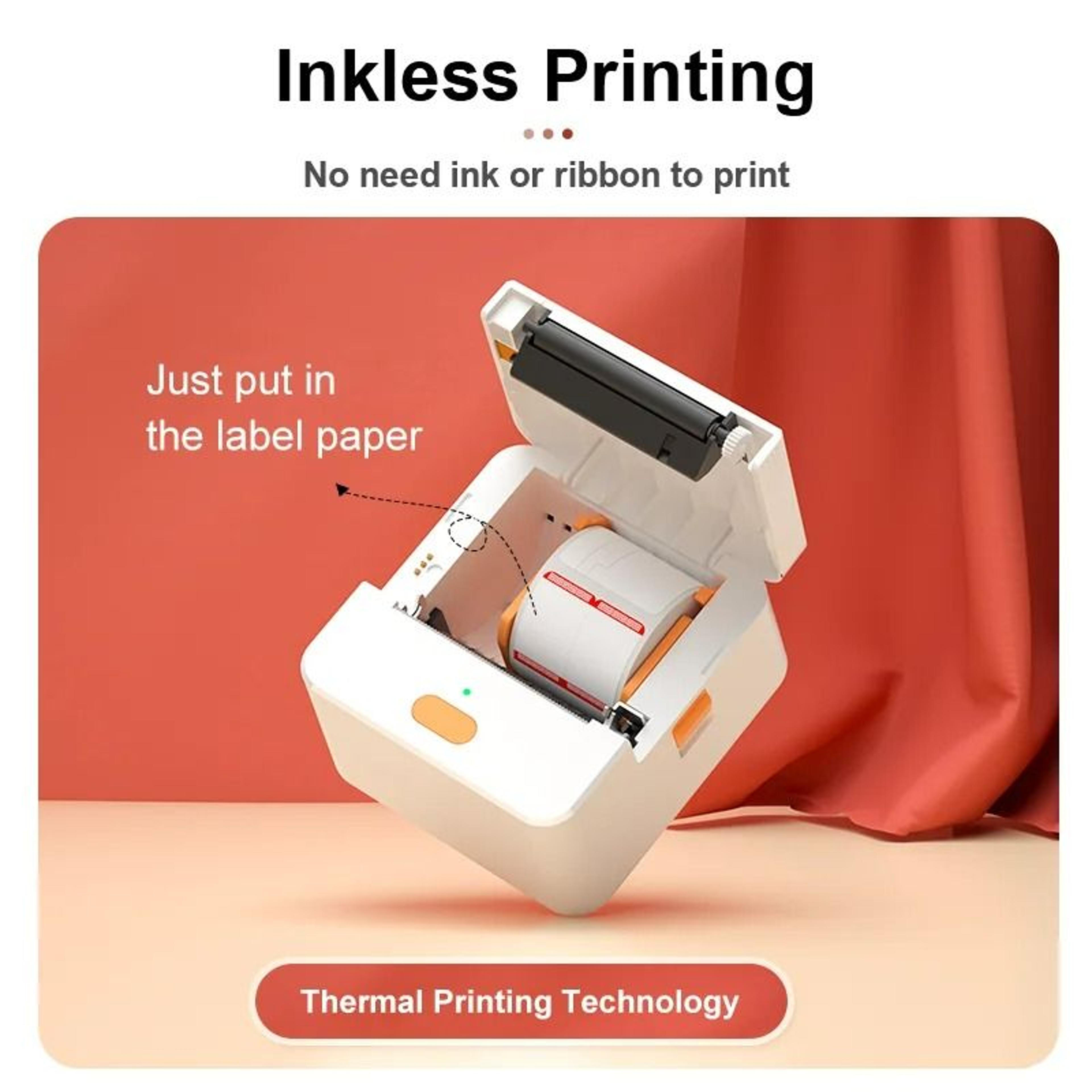 Precision Jewelry  Optical Wireless Thermal Label Printer 2