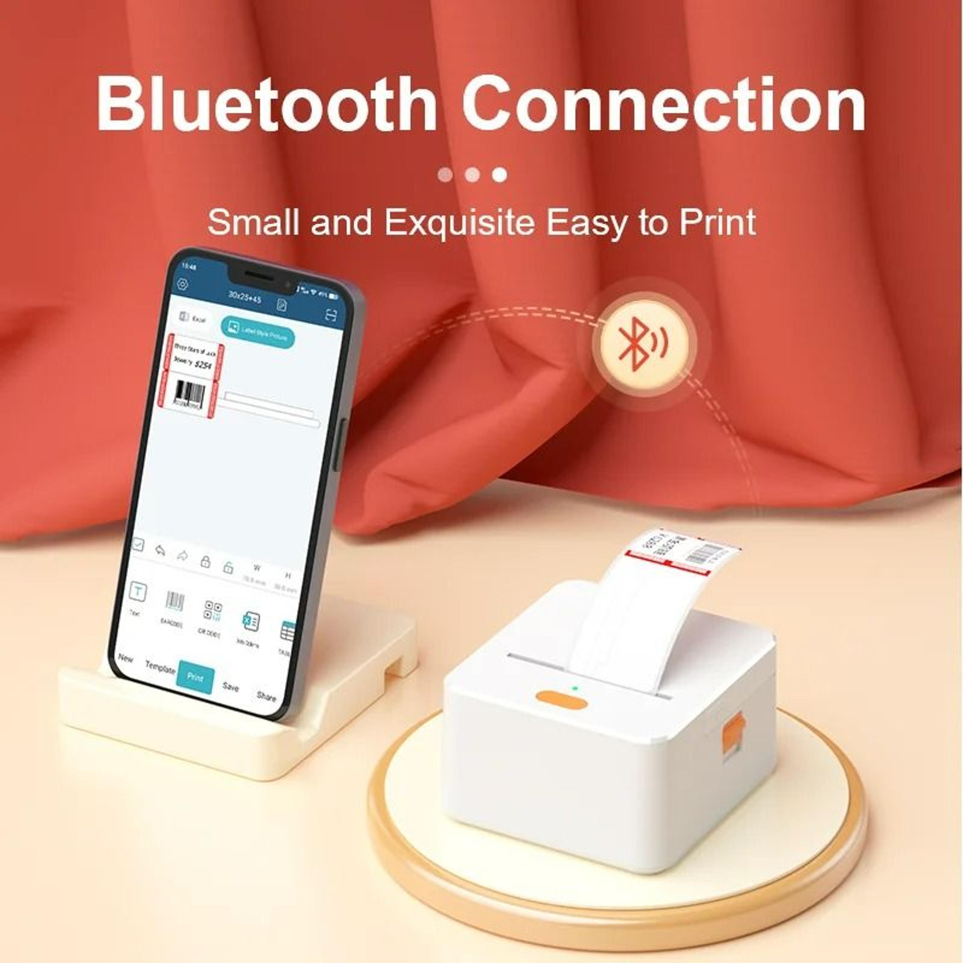 Precision Jewelry  Optical Wireless Thermal Label Printer 1