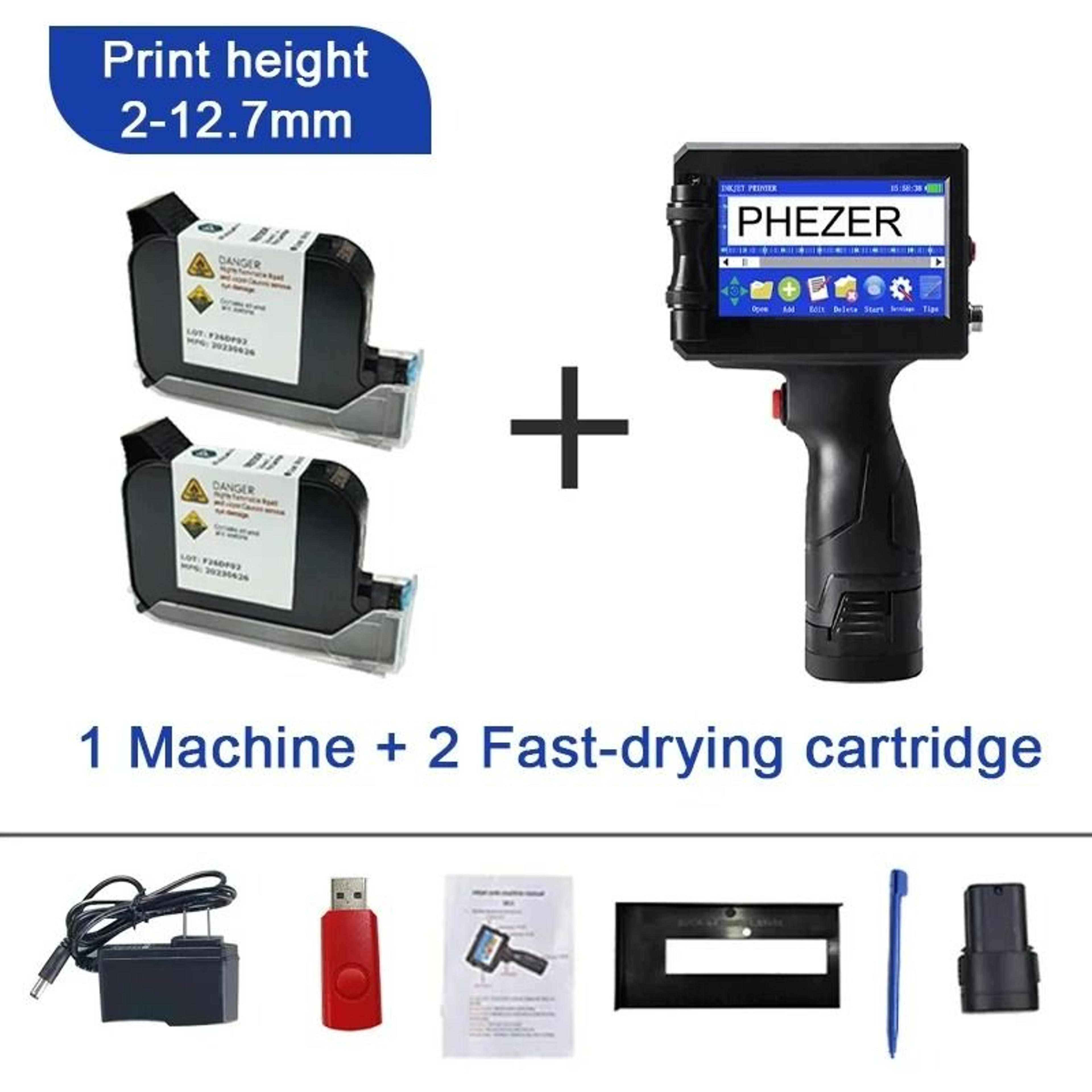MultiLanguage Handheld Industrial Inkjet Coder 7