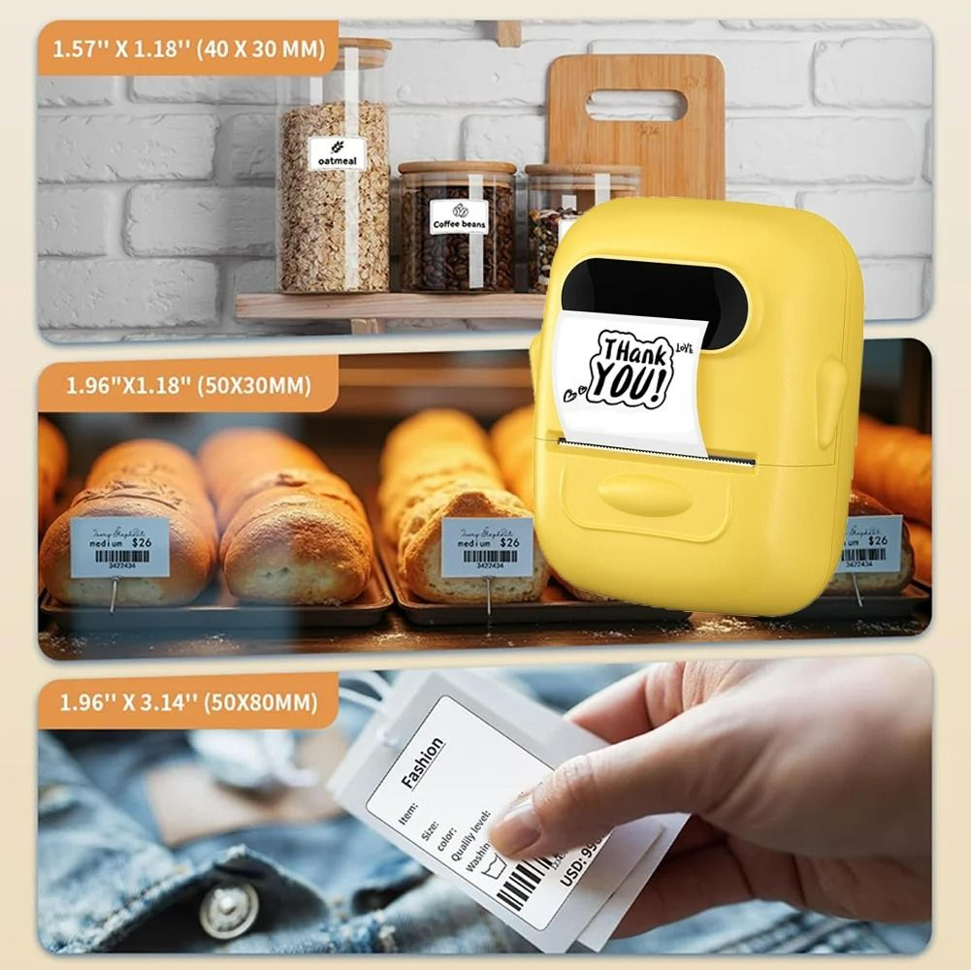 Elite Compact MultiWidth Wireless Thermal Label Printer 3