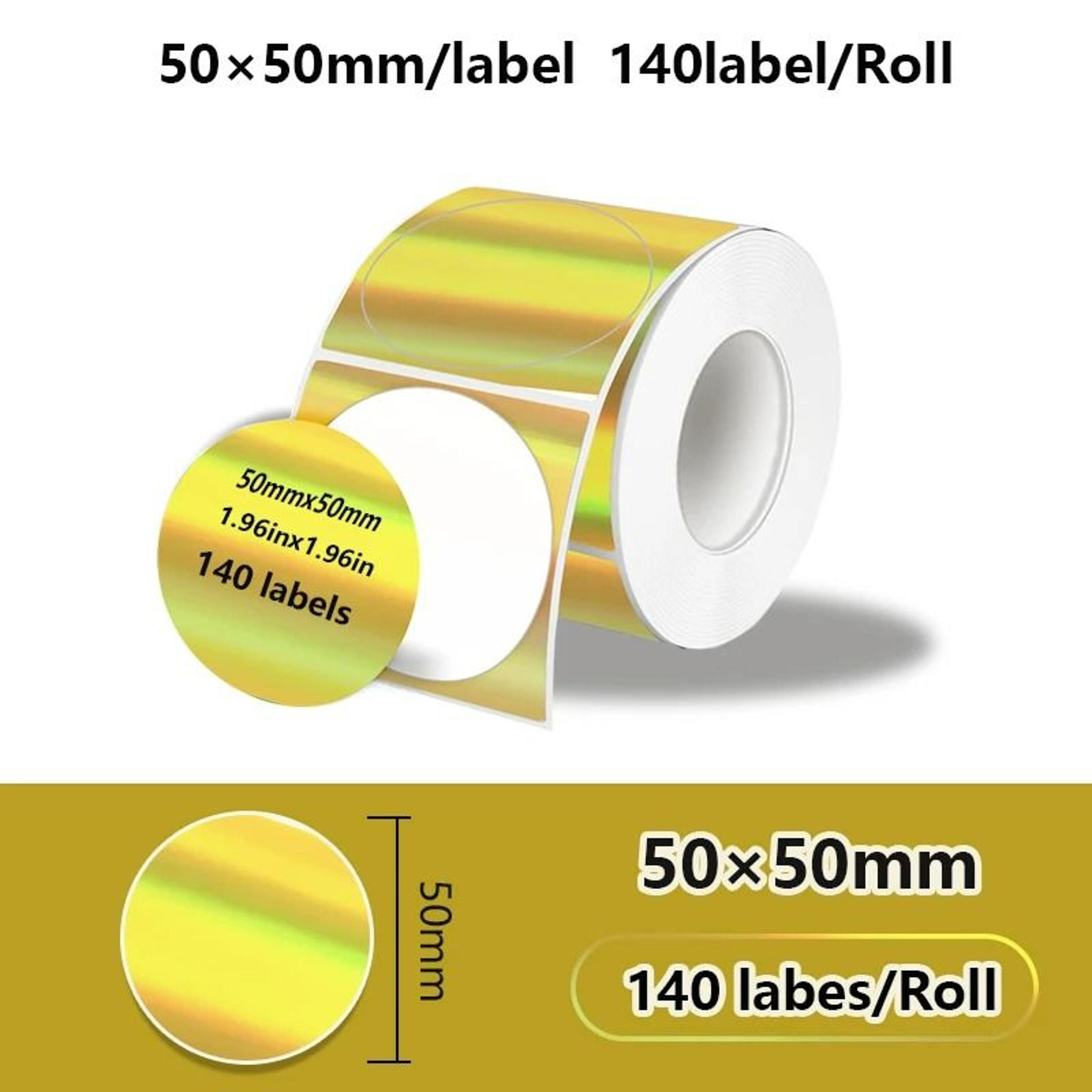 Laser Holographic  Patterned Transparent Thermal Label Rolls 8