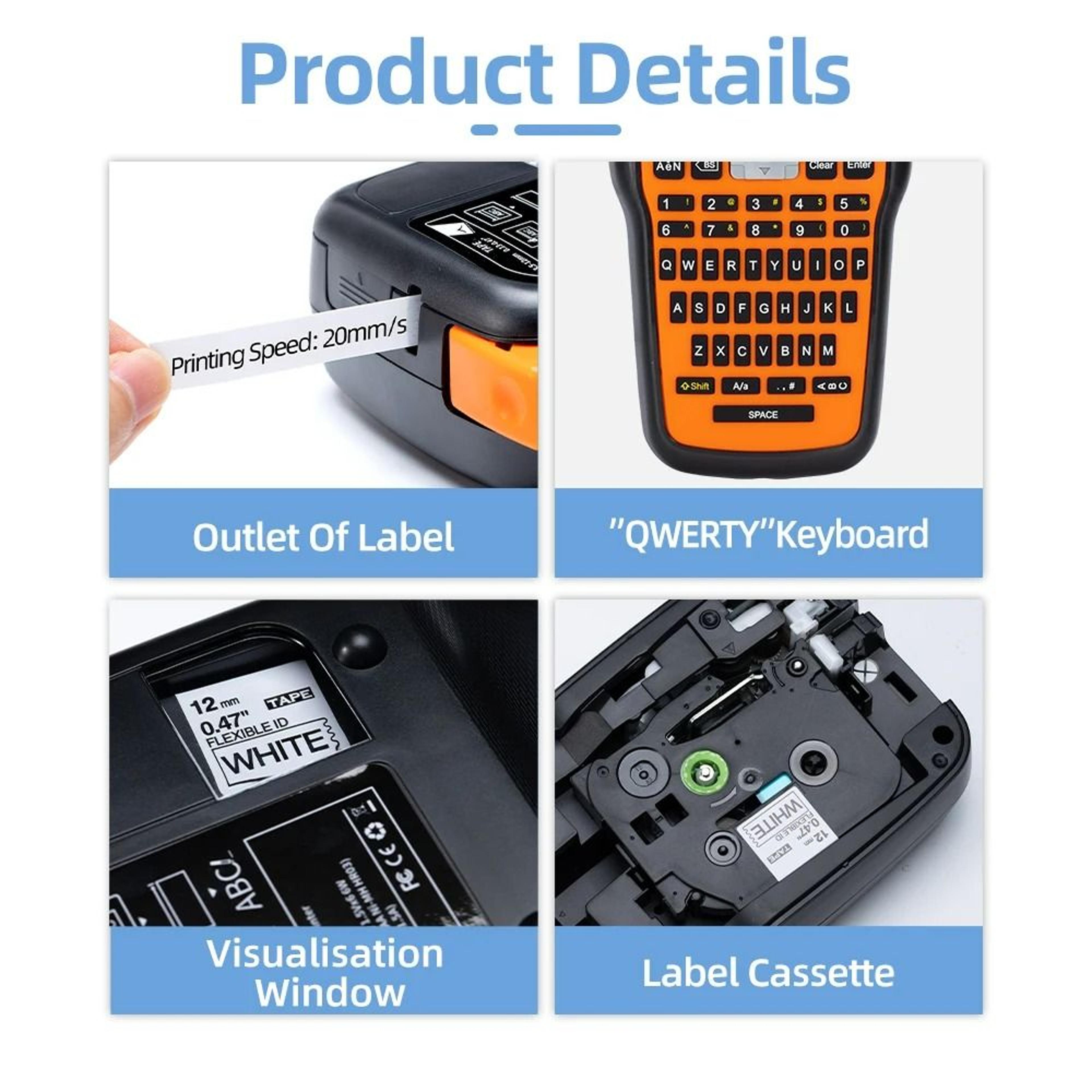 Industrial Handheld Thermal Transfer Label Printer 4