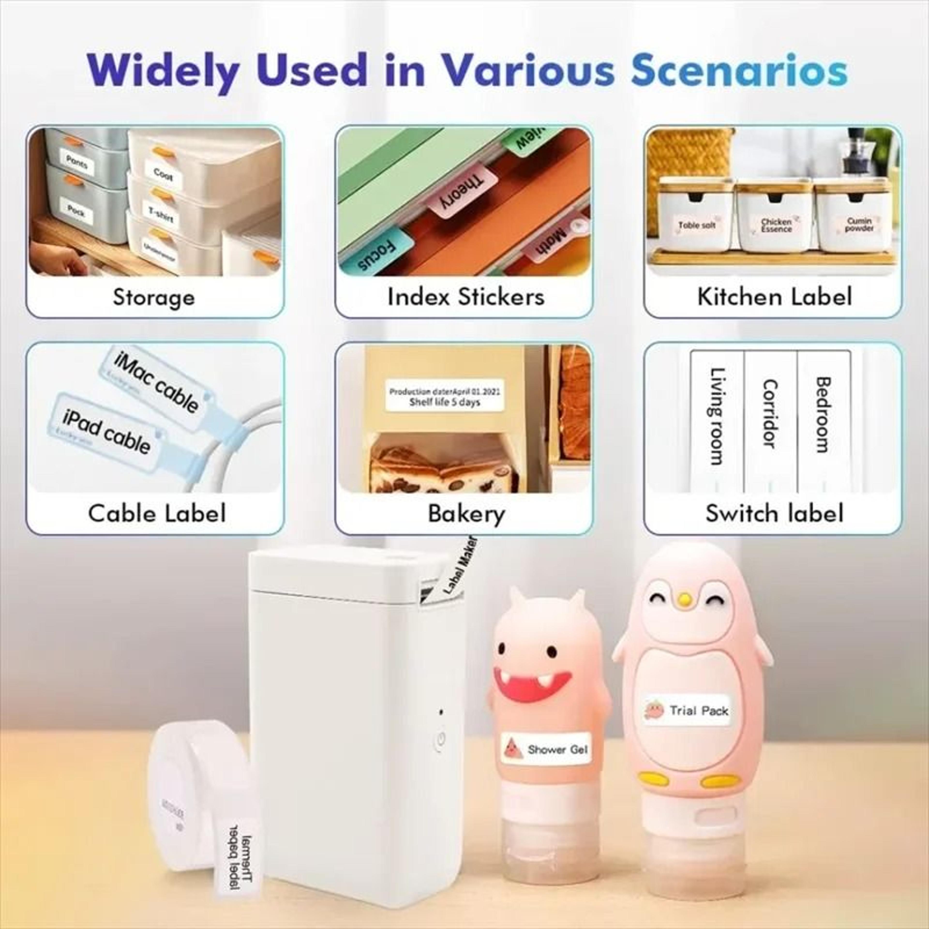 DualWidth Wireless Thermal Label Maker 4