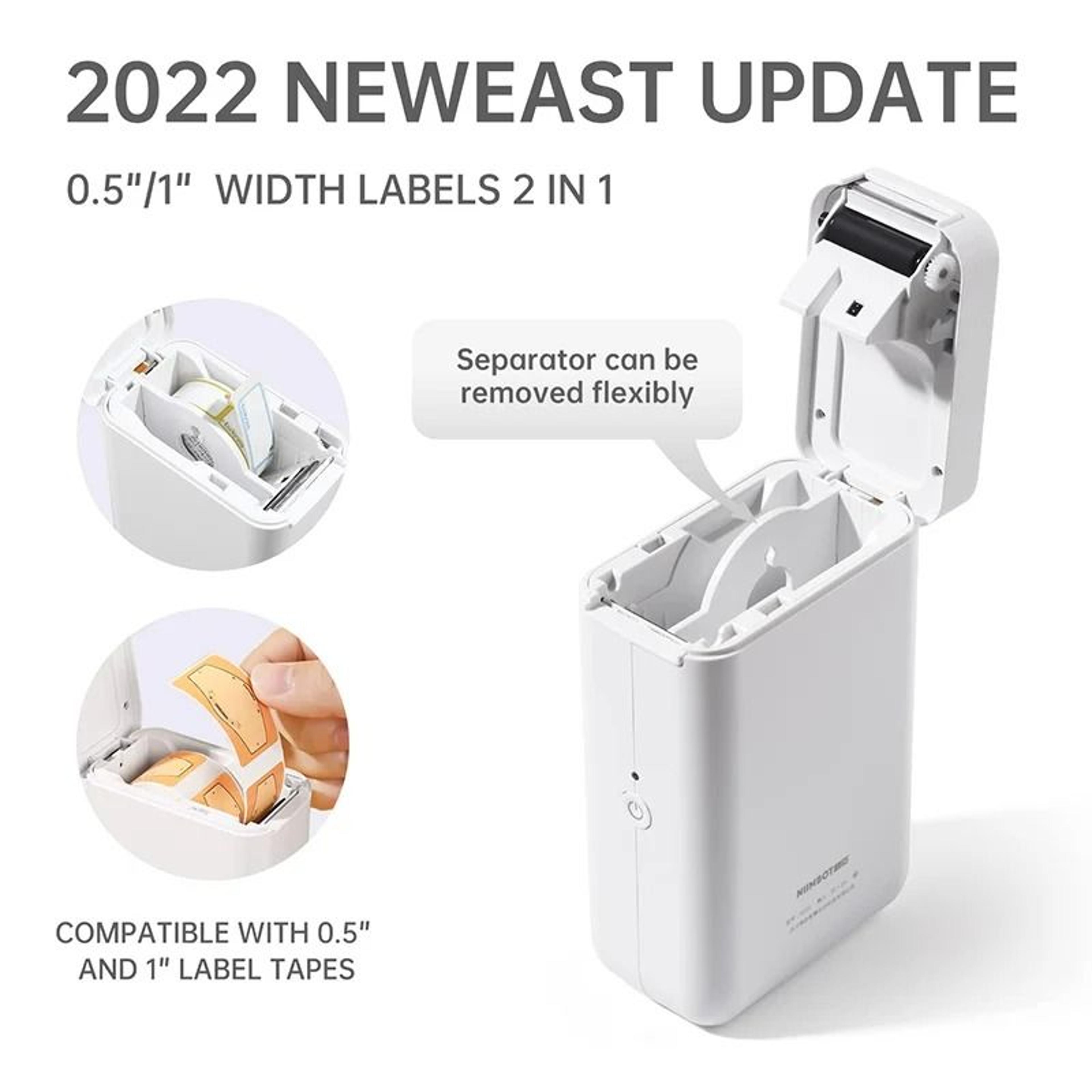 DualWidth Wireless Thermal Label Maker 2