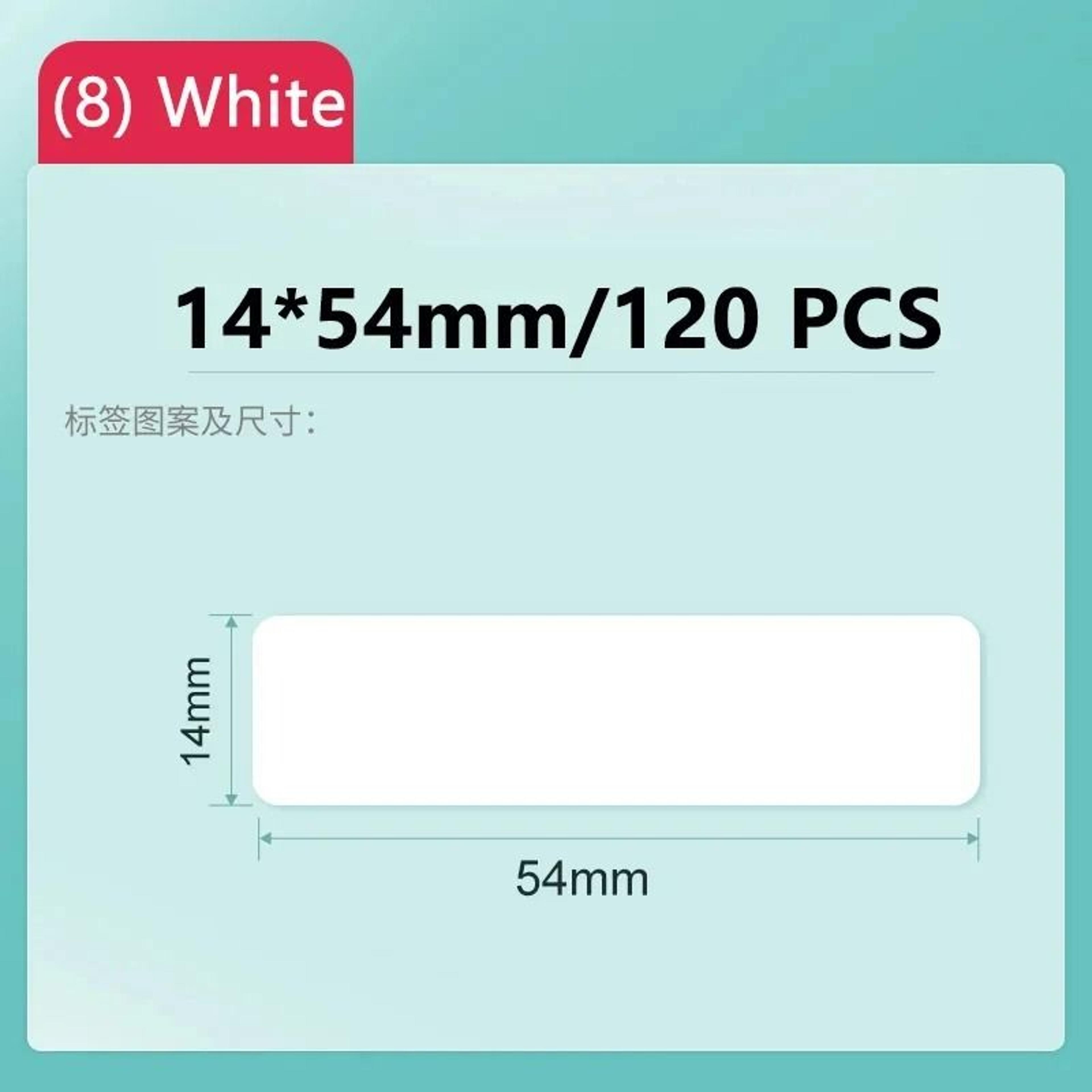 Waterproof Thermal Label Paper Rolls For NiiMbot D11 D110  D101 17