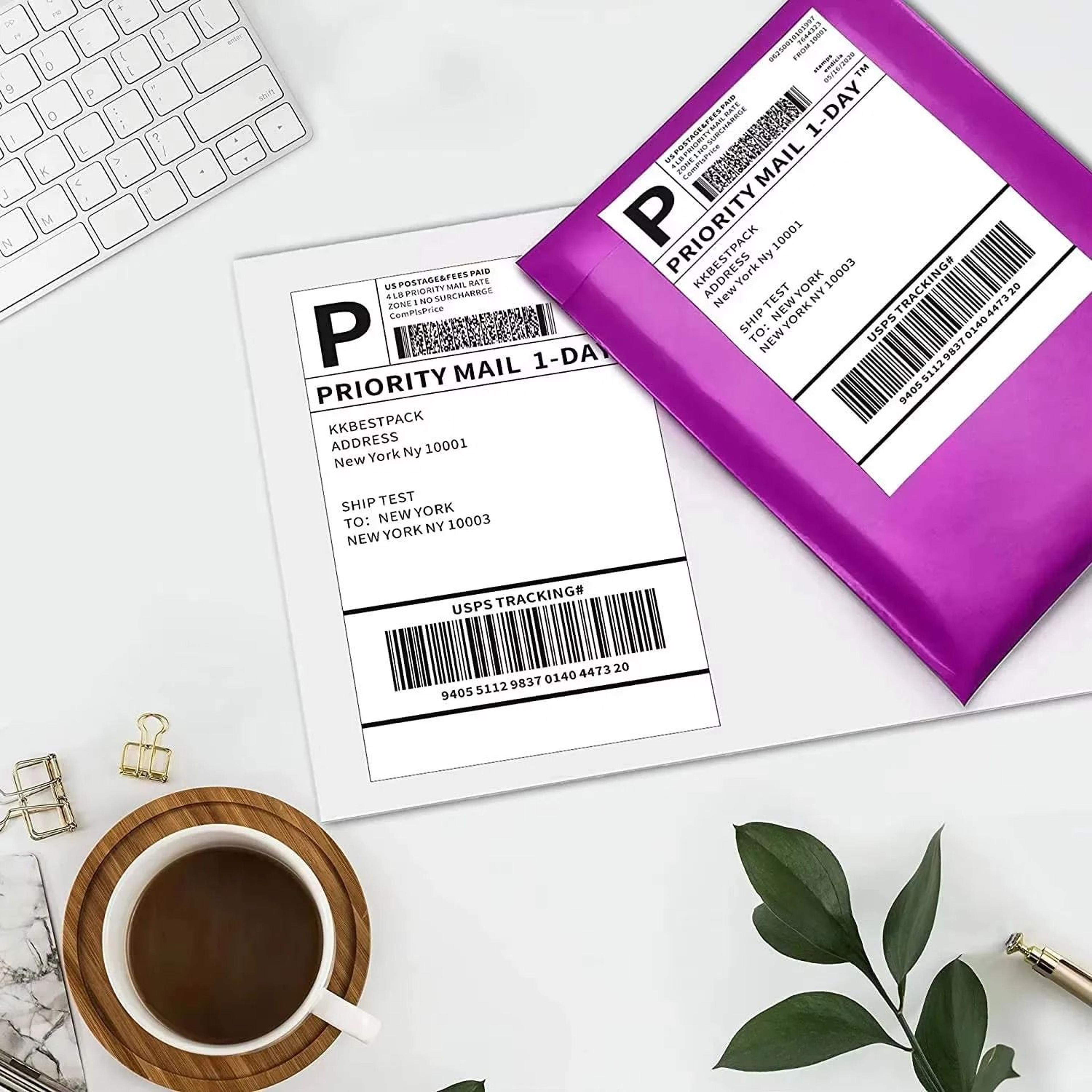 4x6 inch commercial direct thermal shipping label paper 100 pcs