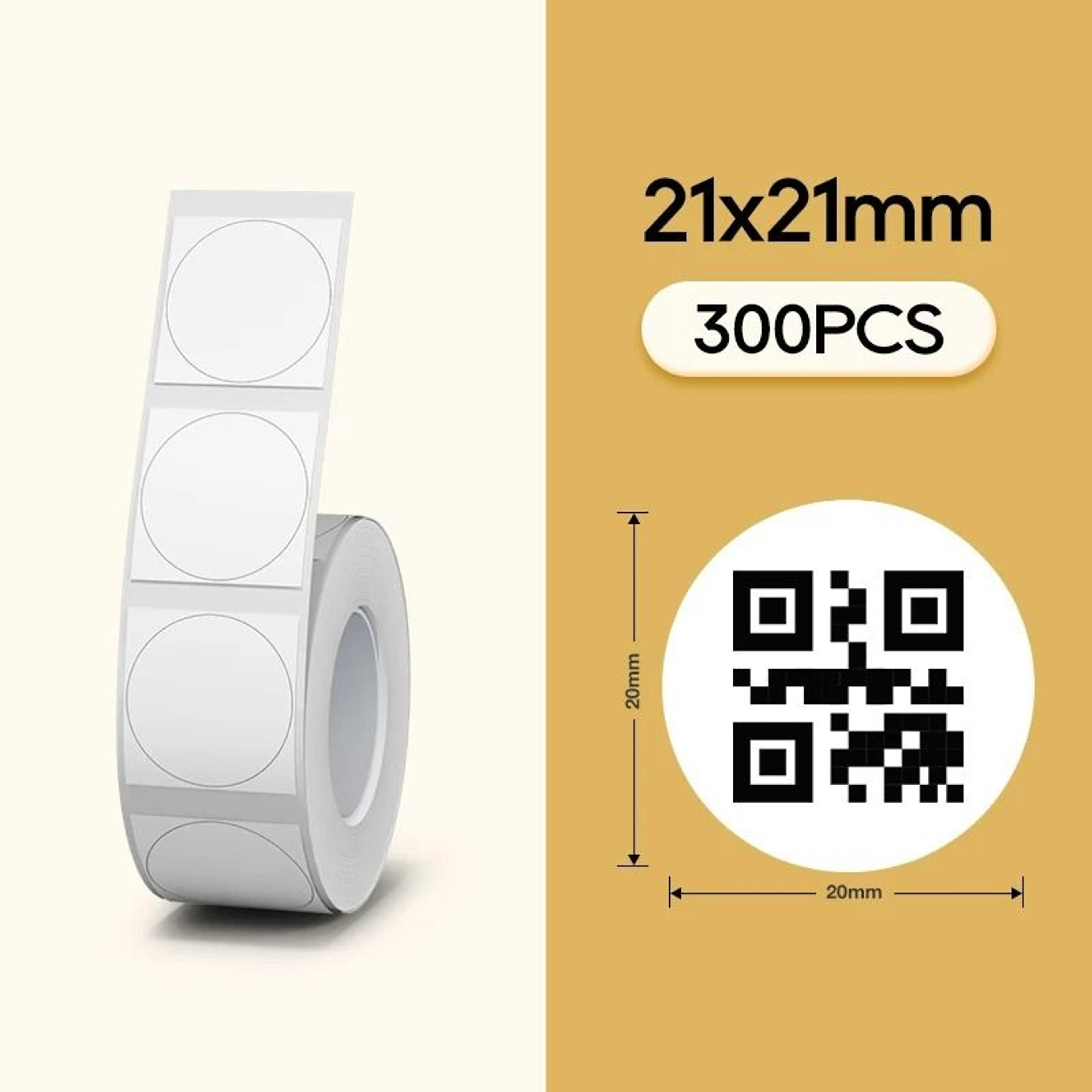 Round Waterproof Direct Thermal Label Paper Rolls 5