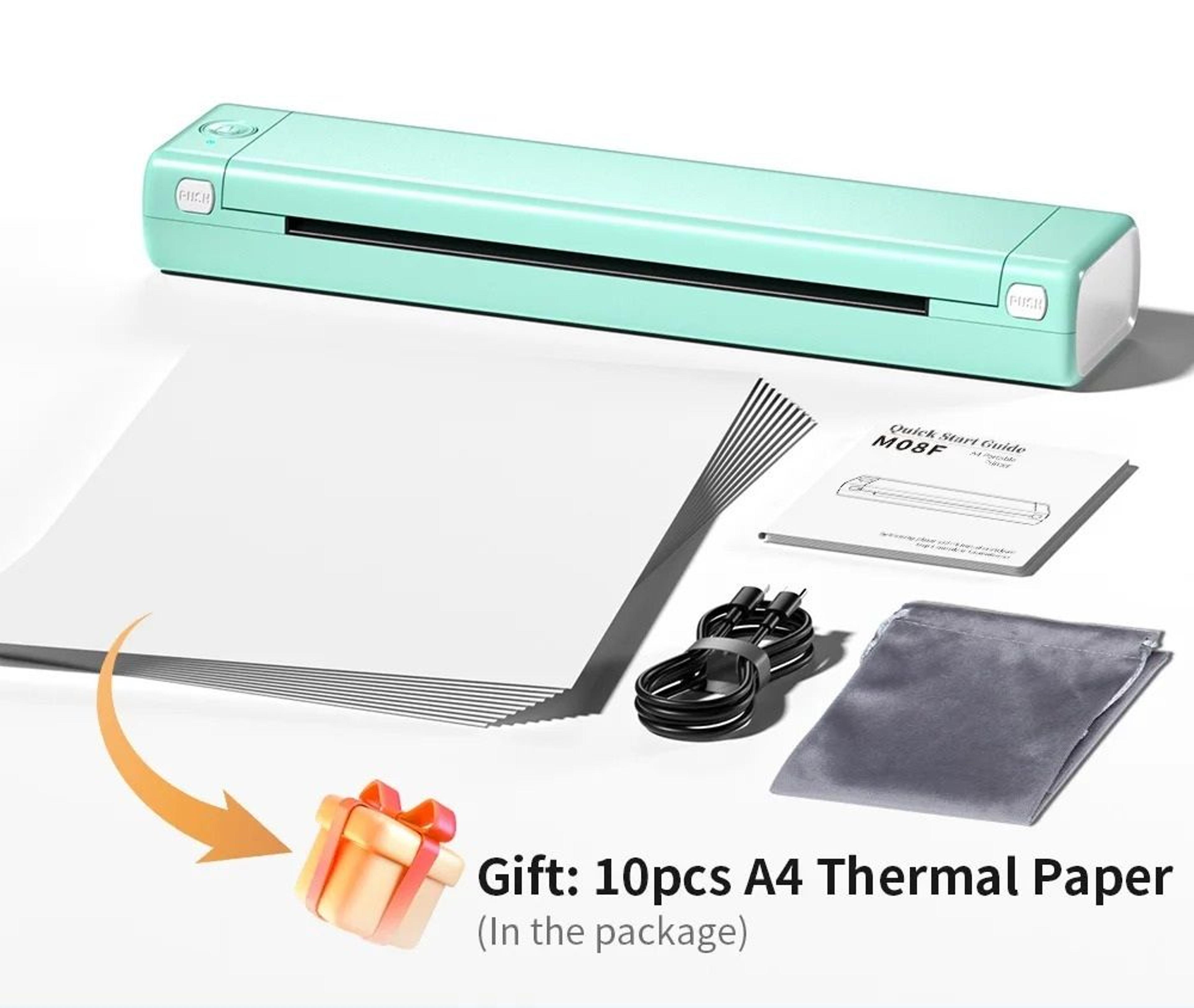 Portable A4 FullPage Wireless Thermal Document Printer 6