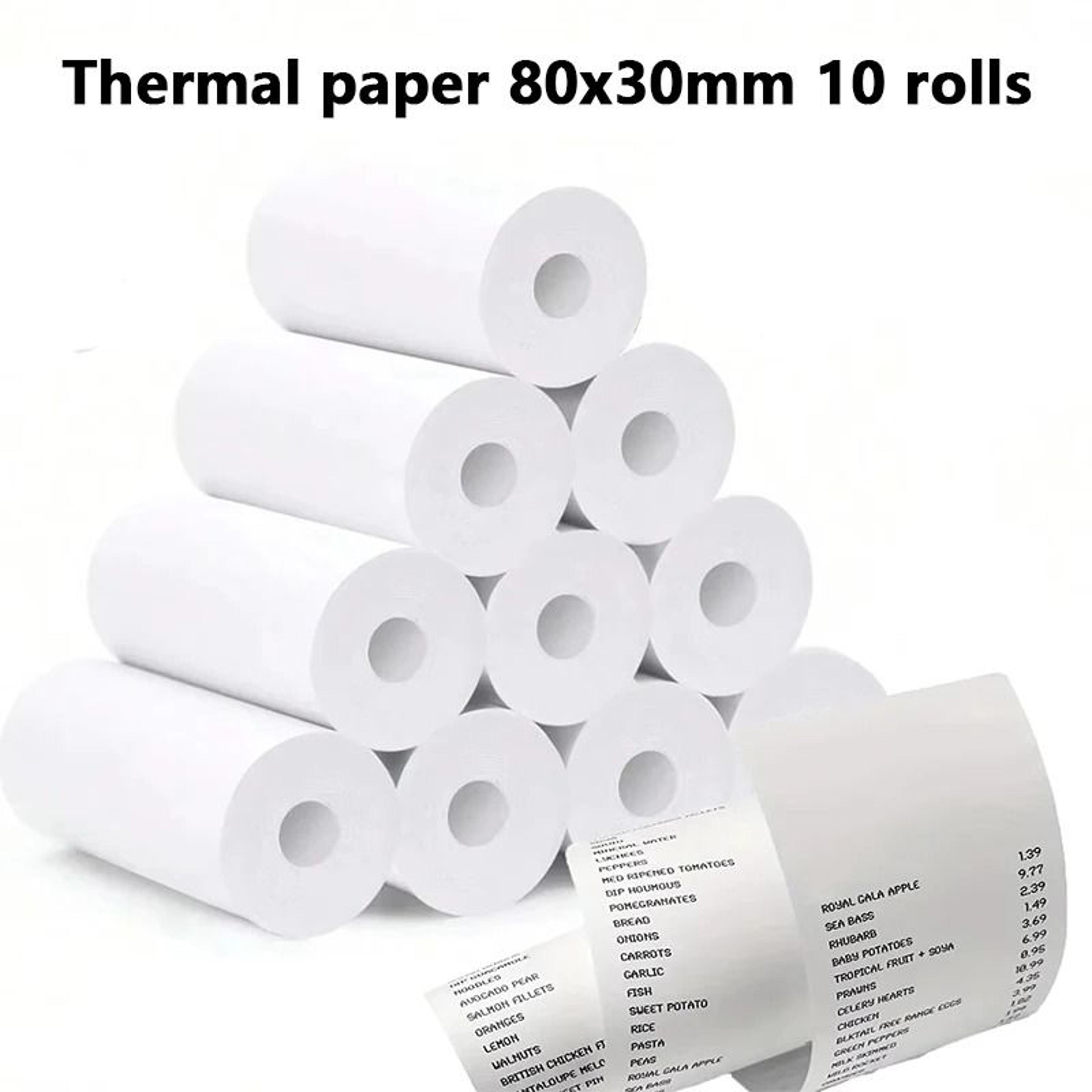 Thermal Receipt Paper Rolls 80x30mm  Compact Core Format 5