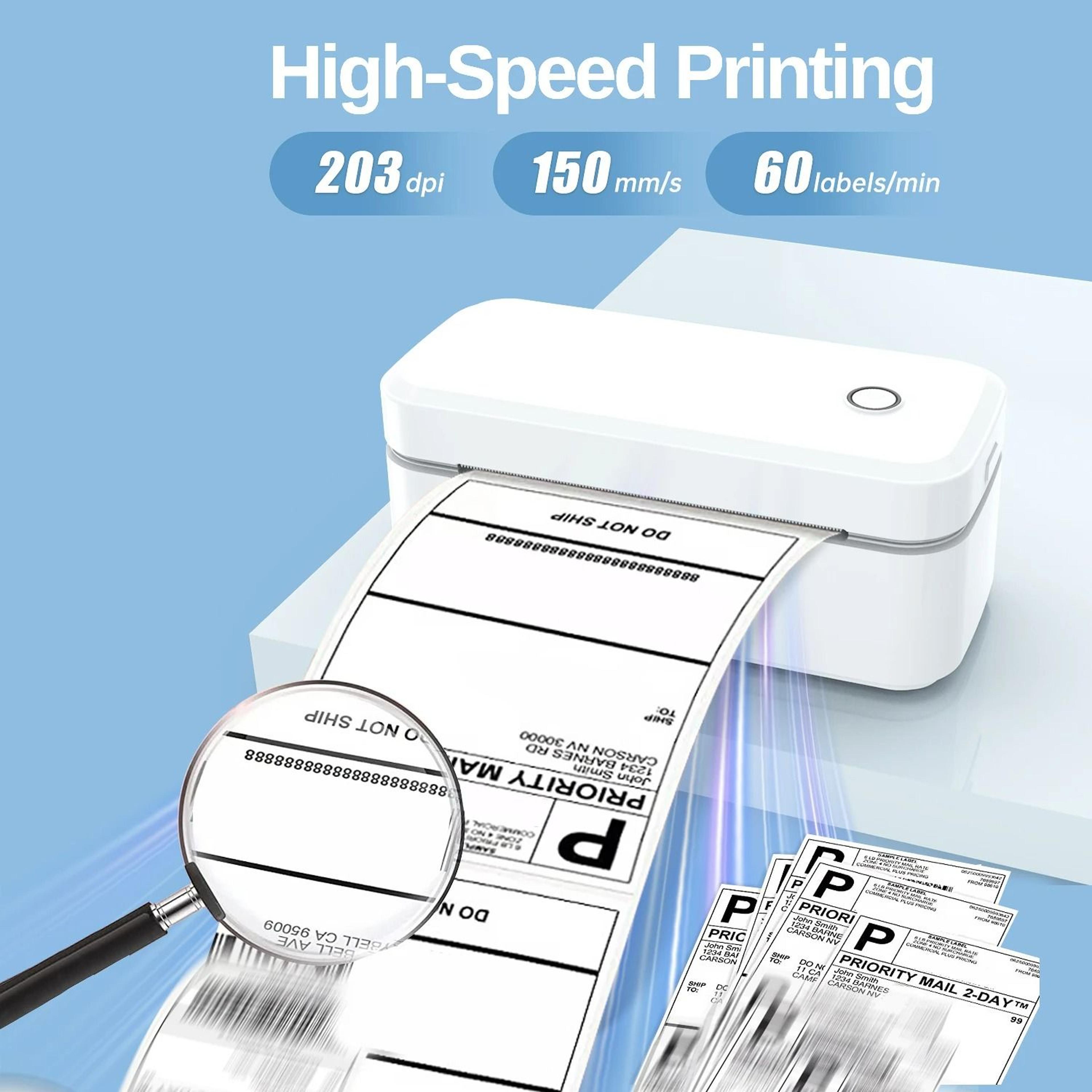 Commercial 4x6 Wireless Thermal Shipping Label Printer 203 DPI HighDefinition 1