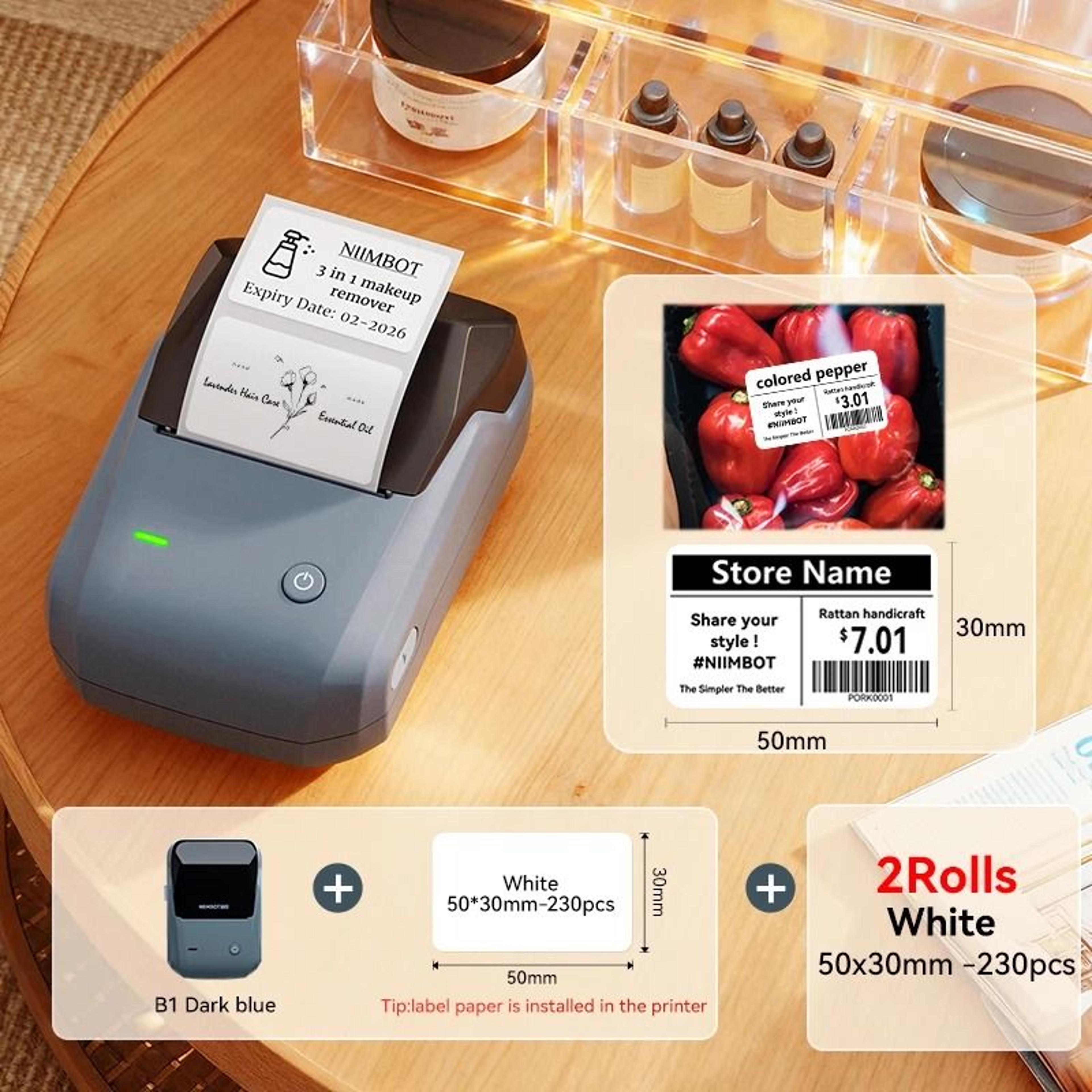 Wireless MediumFormat Direct Thermal Label Printer 16
