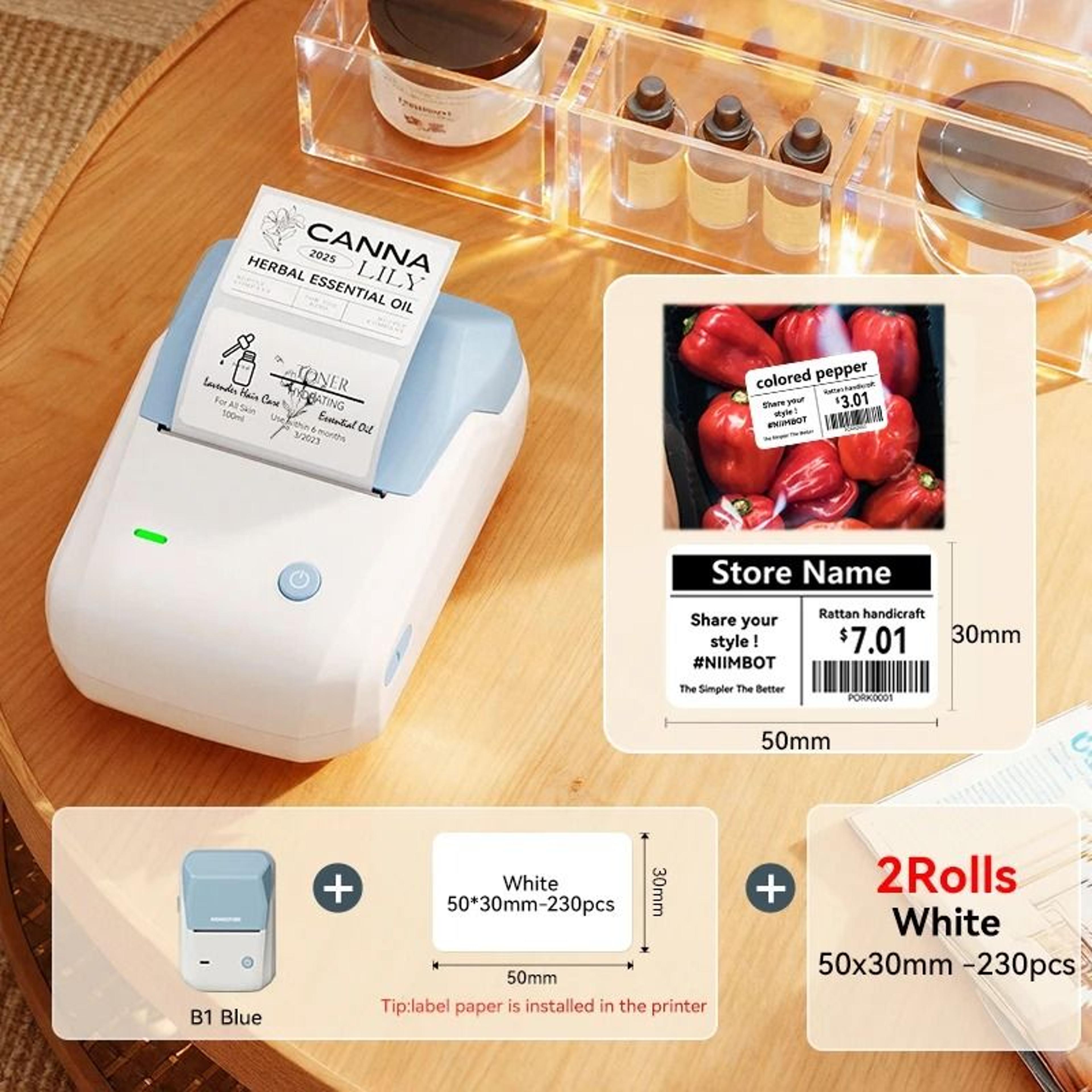 Wireless MediumFormat Direct Thermal Label Printer 22