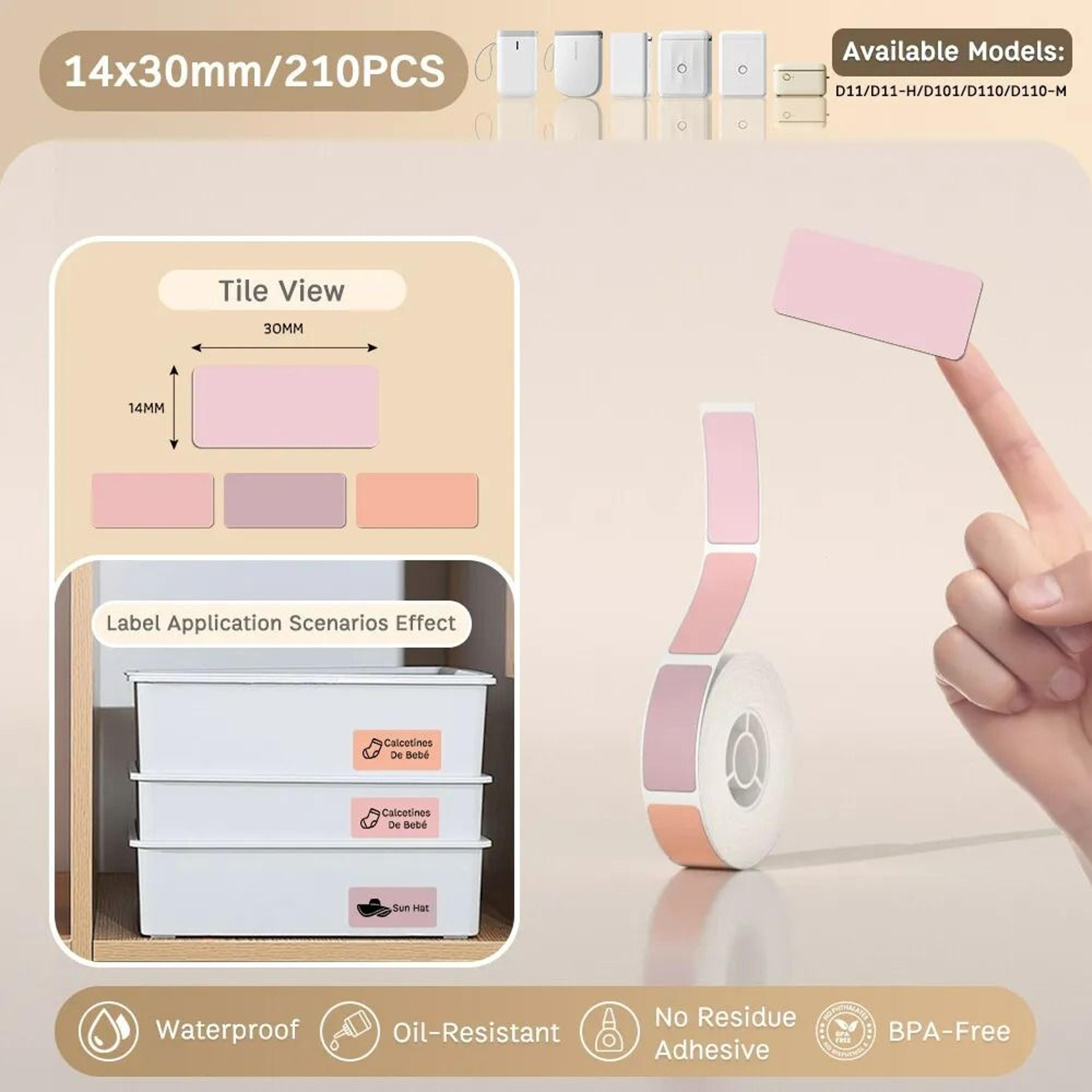 Waterproof Direct Thermal Label Tape Rolls 11