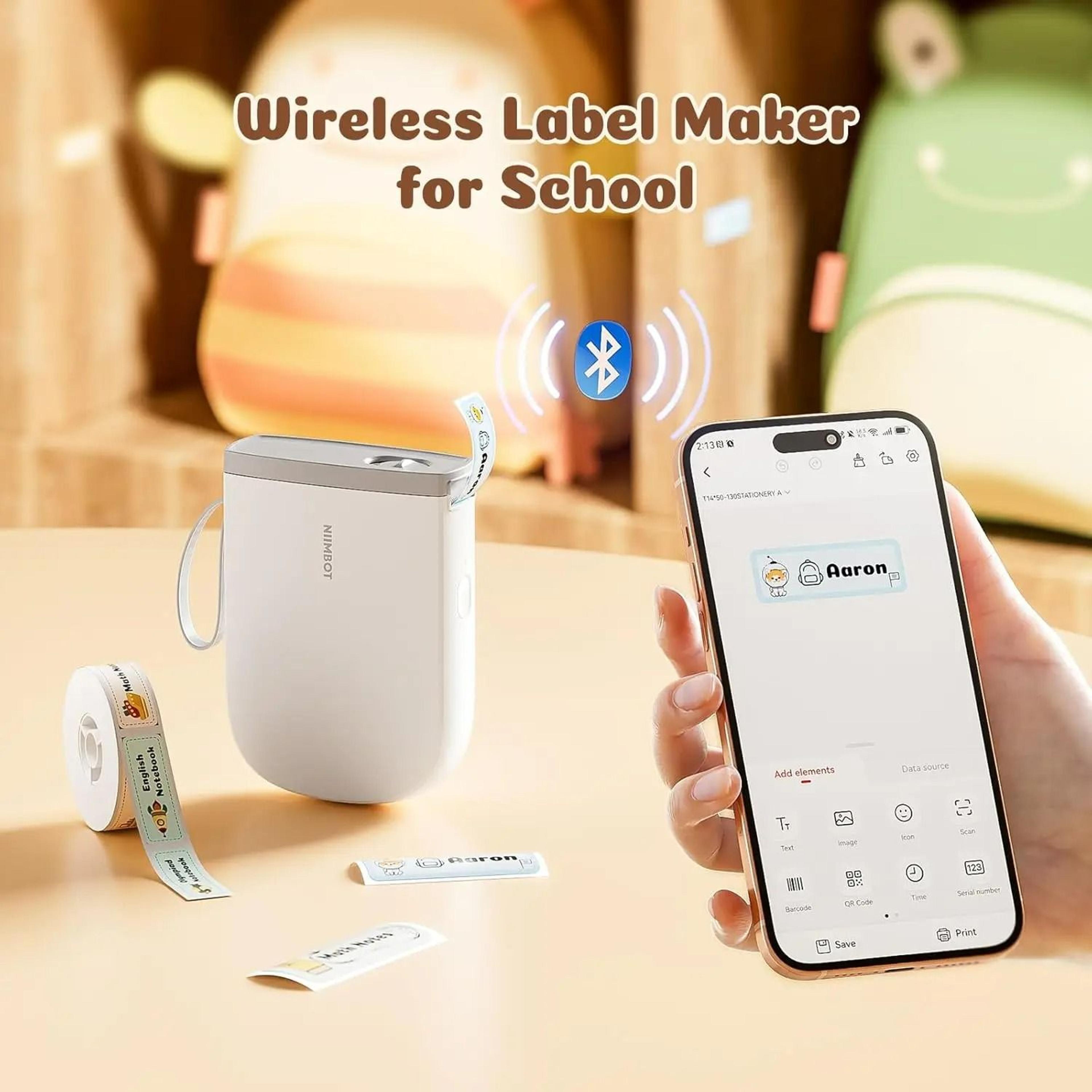 Mini Portable 300 DPI Thermal Bluetooth Label Printer 2