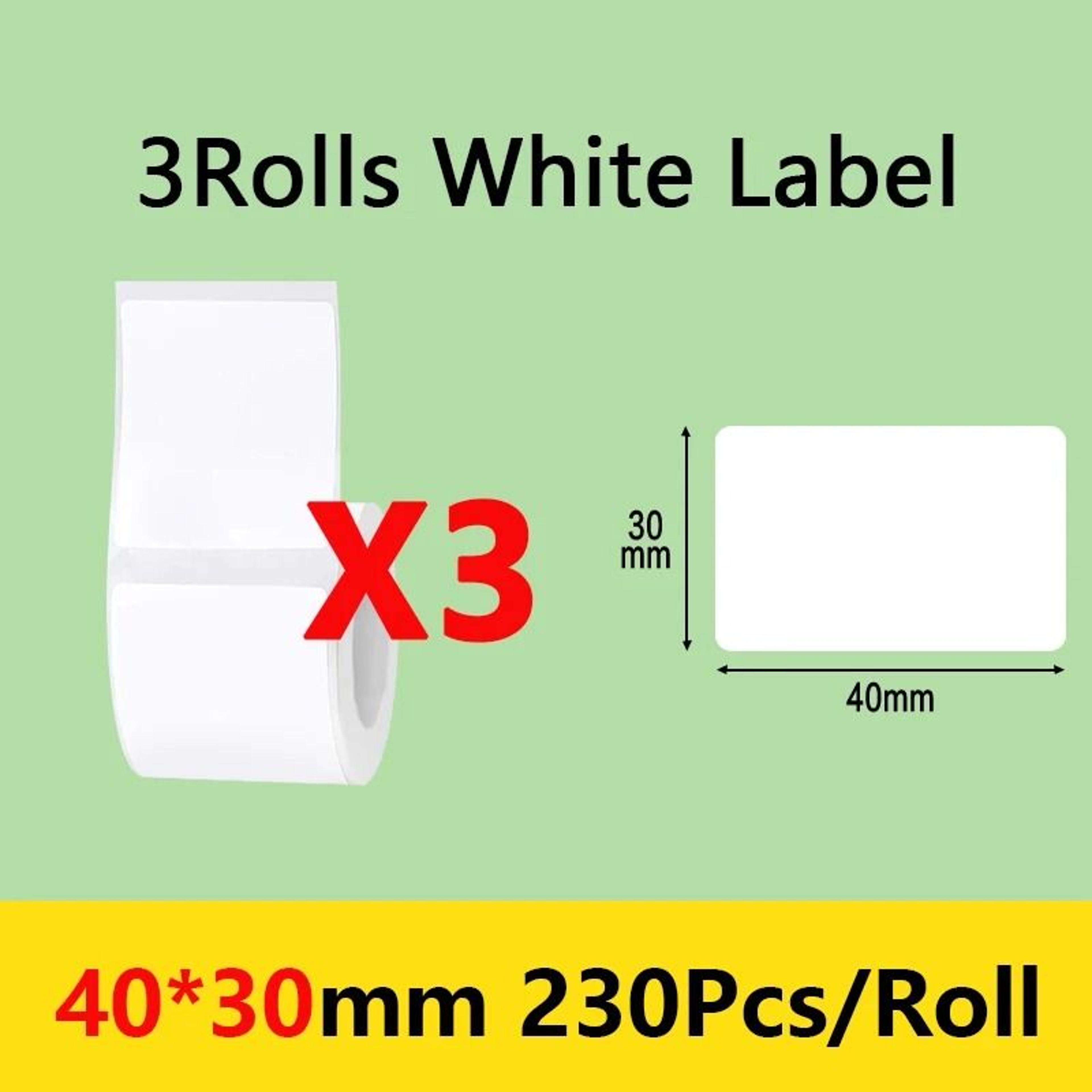 MediumFormat Waterproof Thermal Label Tape Rolls 17