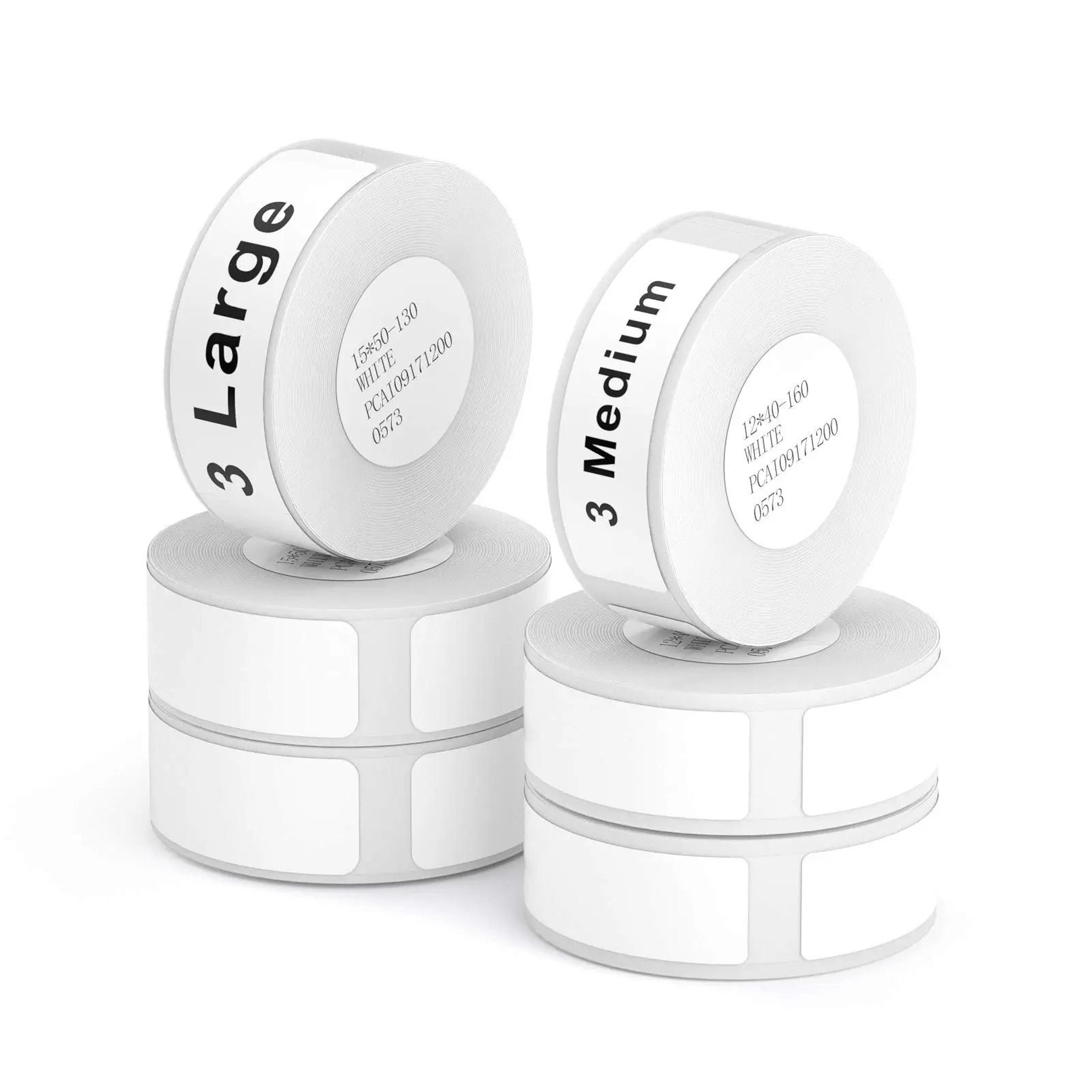 waterproof direct thermal label paper rolls (various sizes & multi-packs)