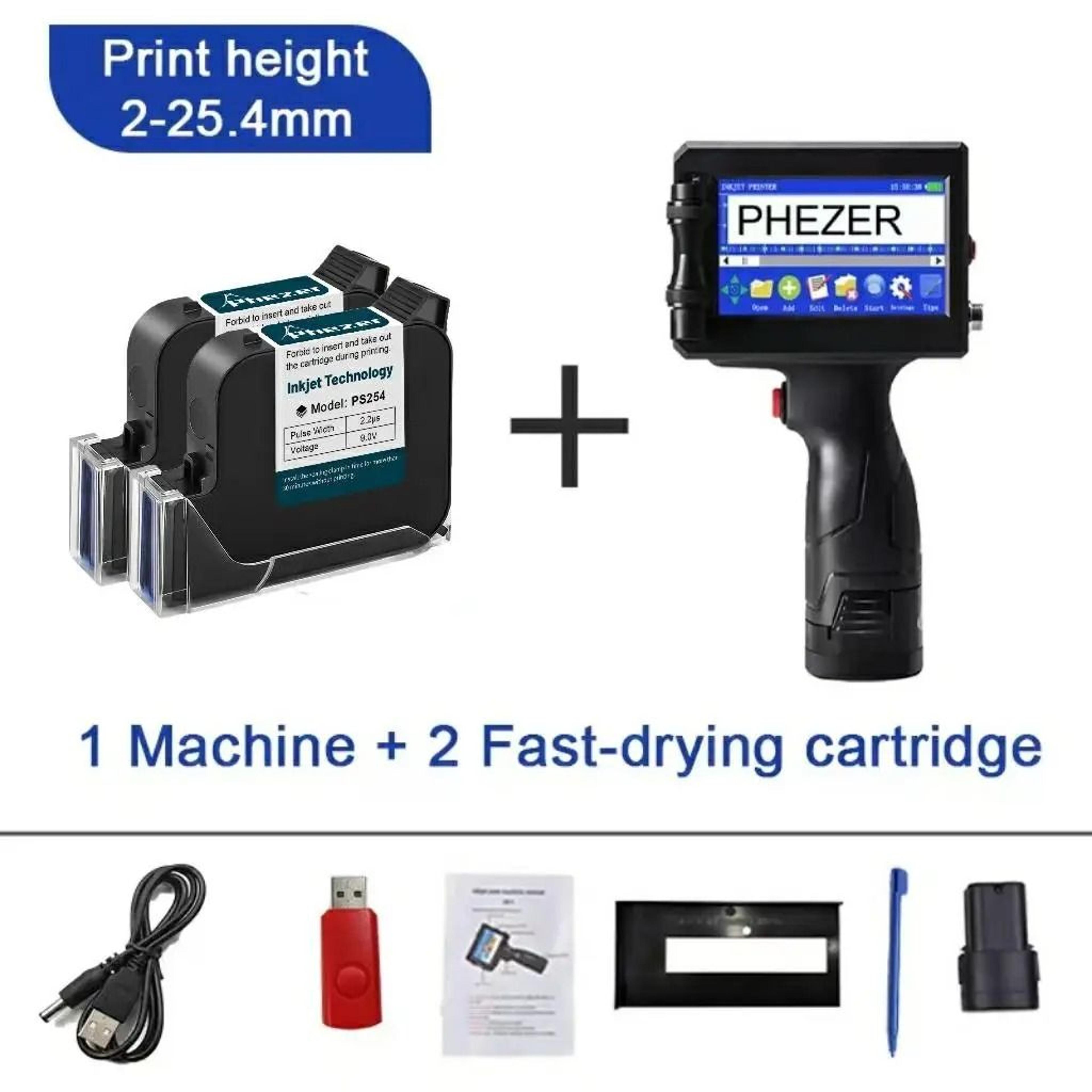 Handheld Inkjet Printer For Barcode And Expiry Date Printing 9