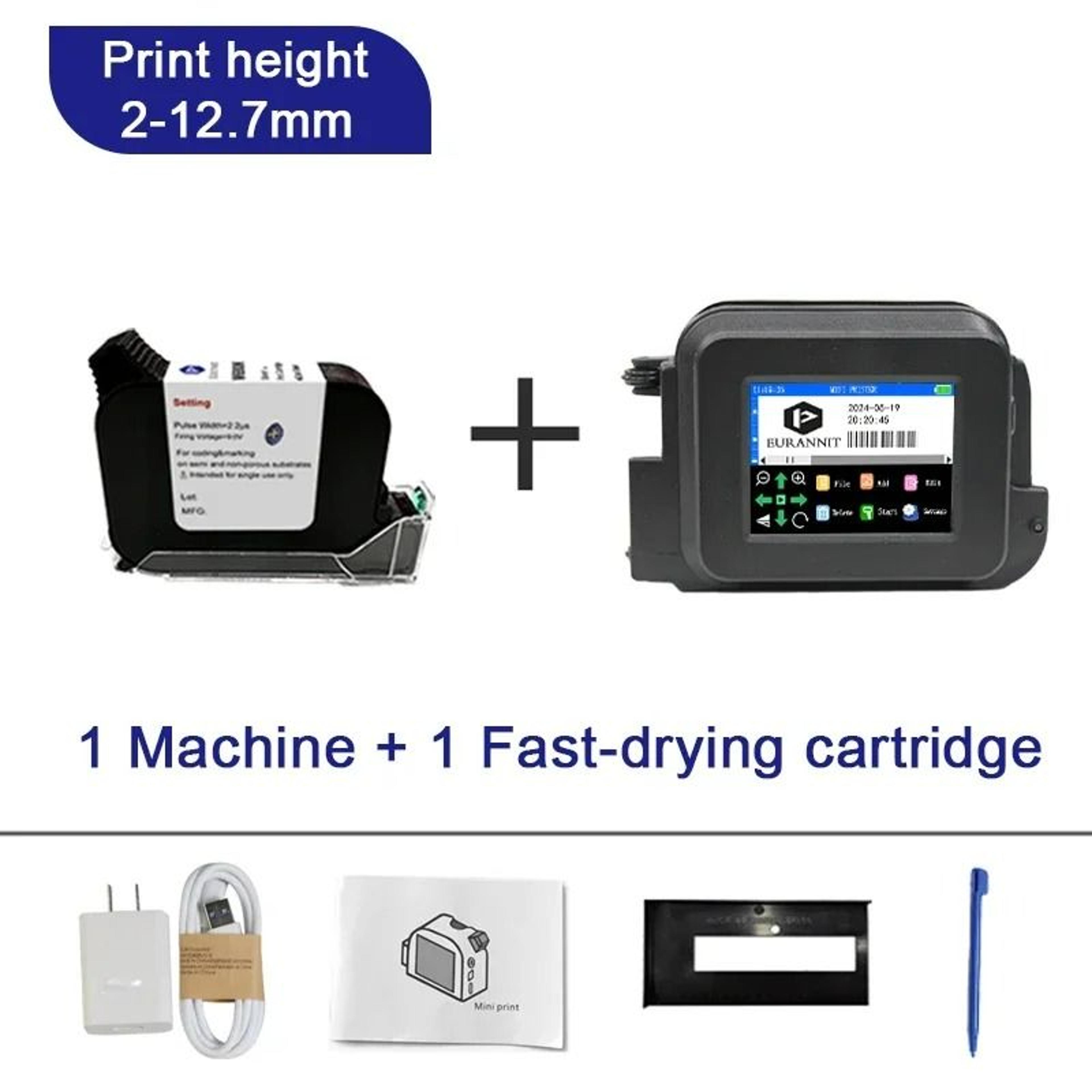 Portable Mini Handheld Inkjet Printer For Barcode And Expiry Date 8