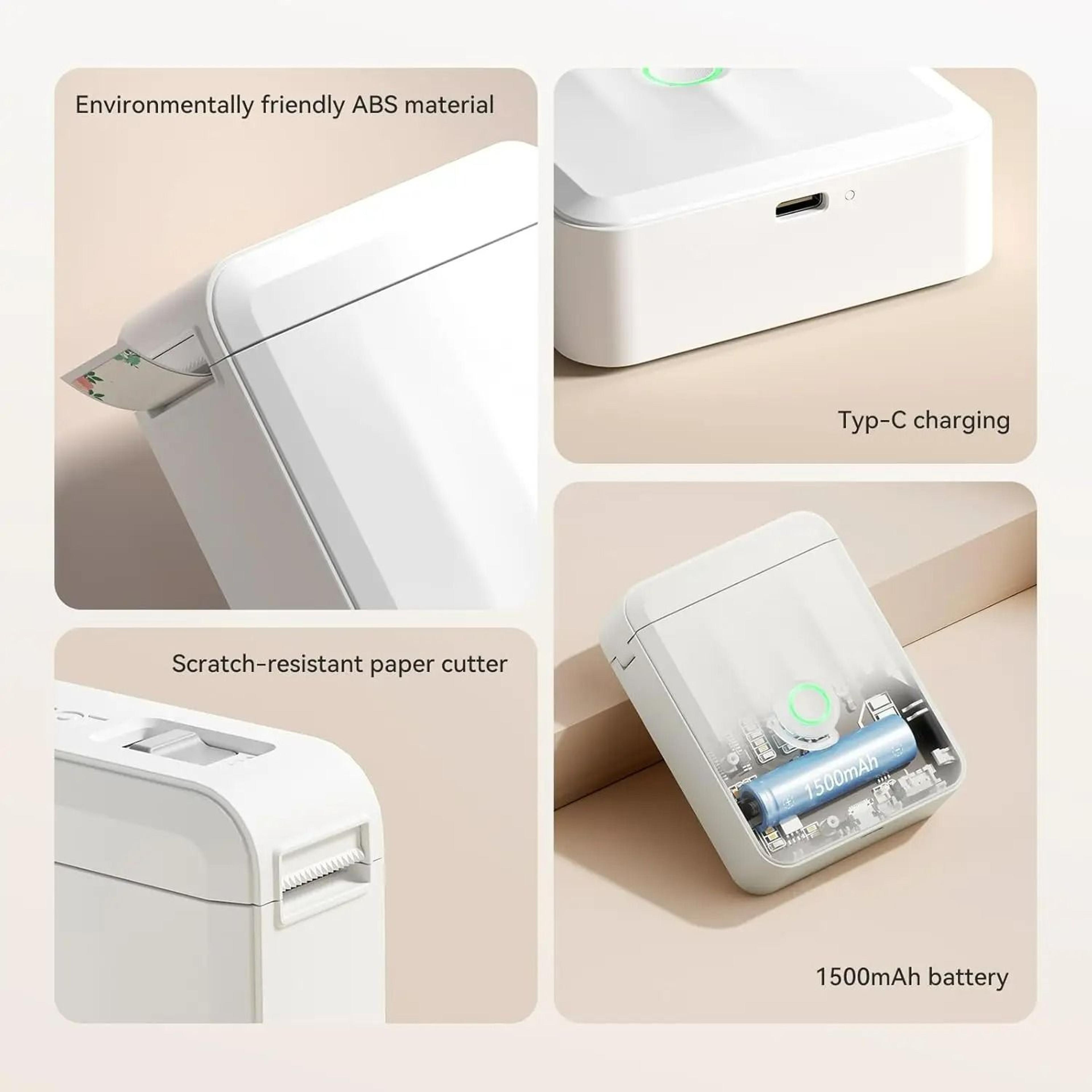 Portable Handheld Bluetooth Thermal Label Maker 4