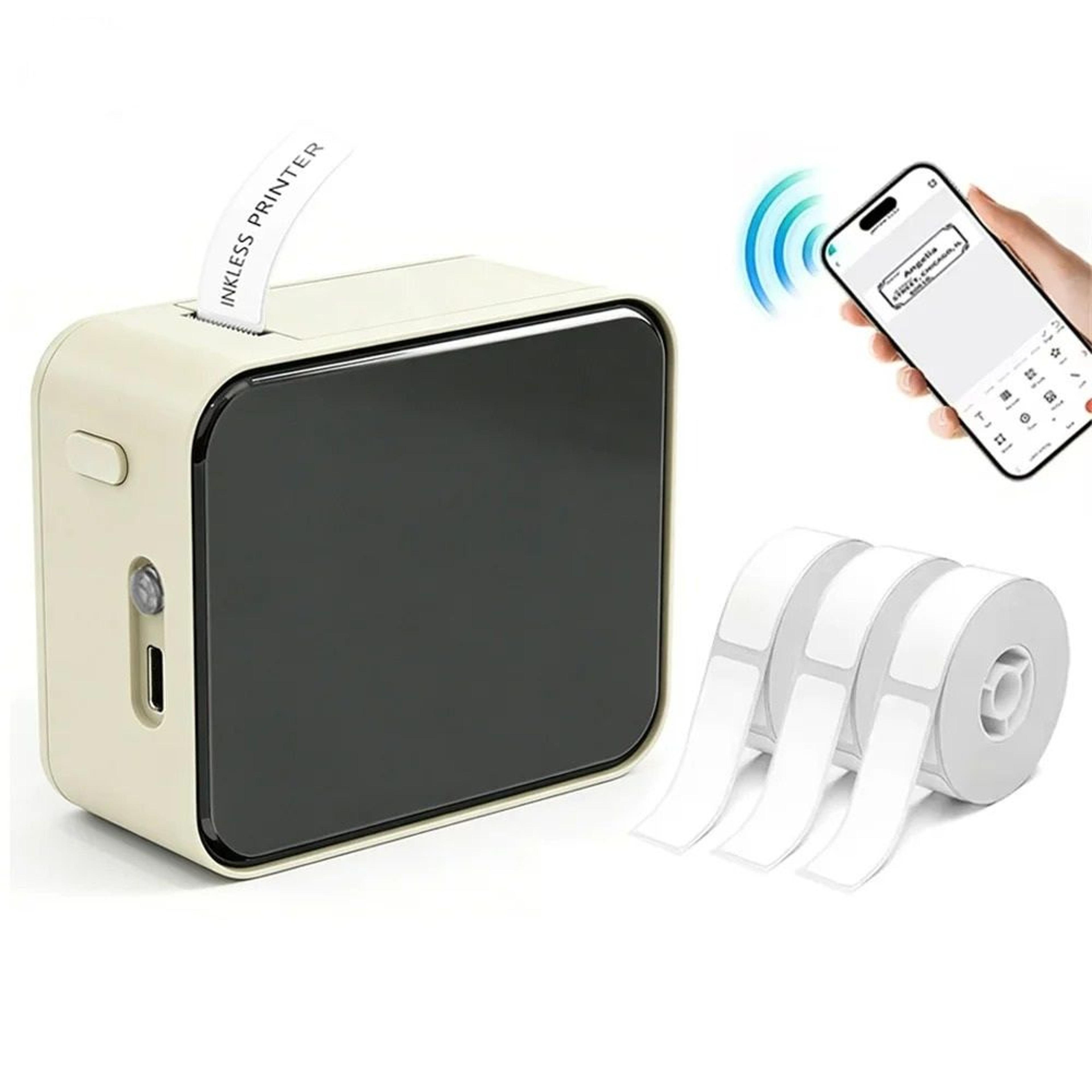 mini handheld bluetooth wireless thermal label printer
