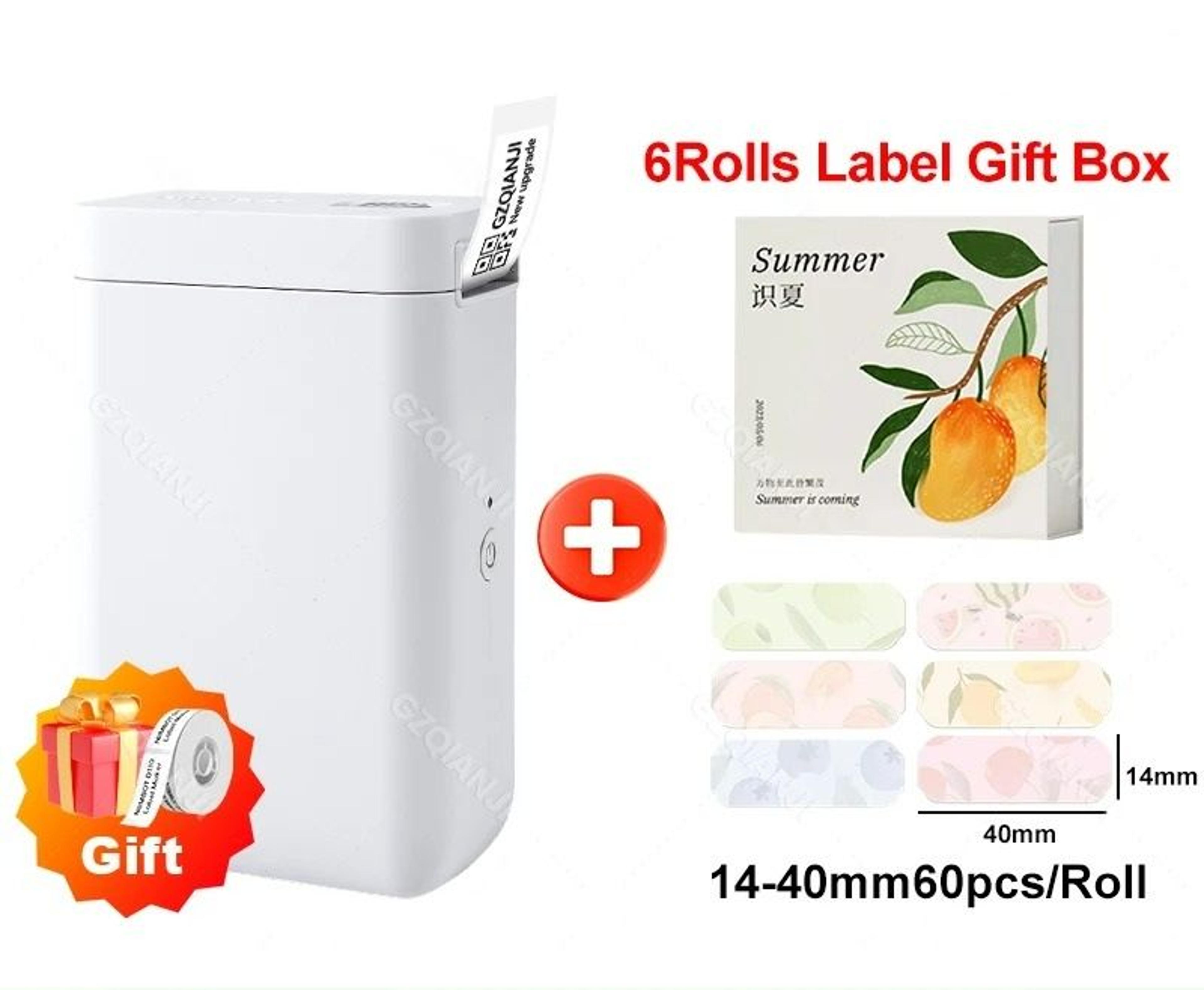 WideFormat Thermal Label Maker Machine With Color Label Tape 8
