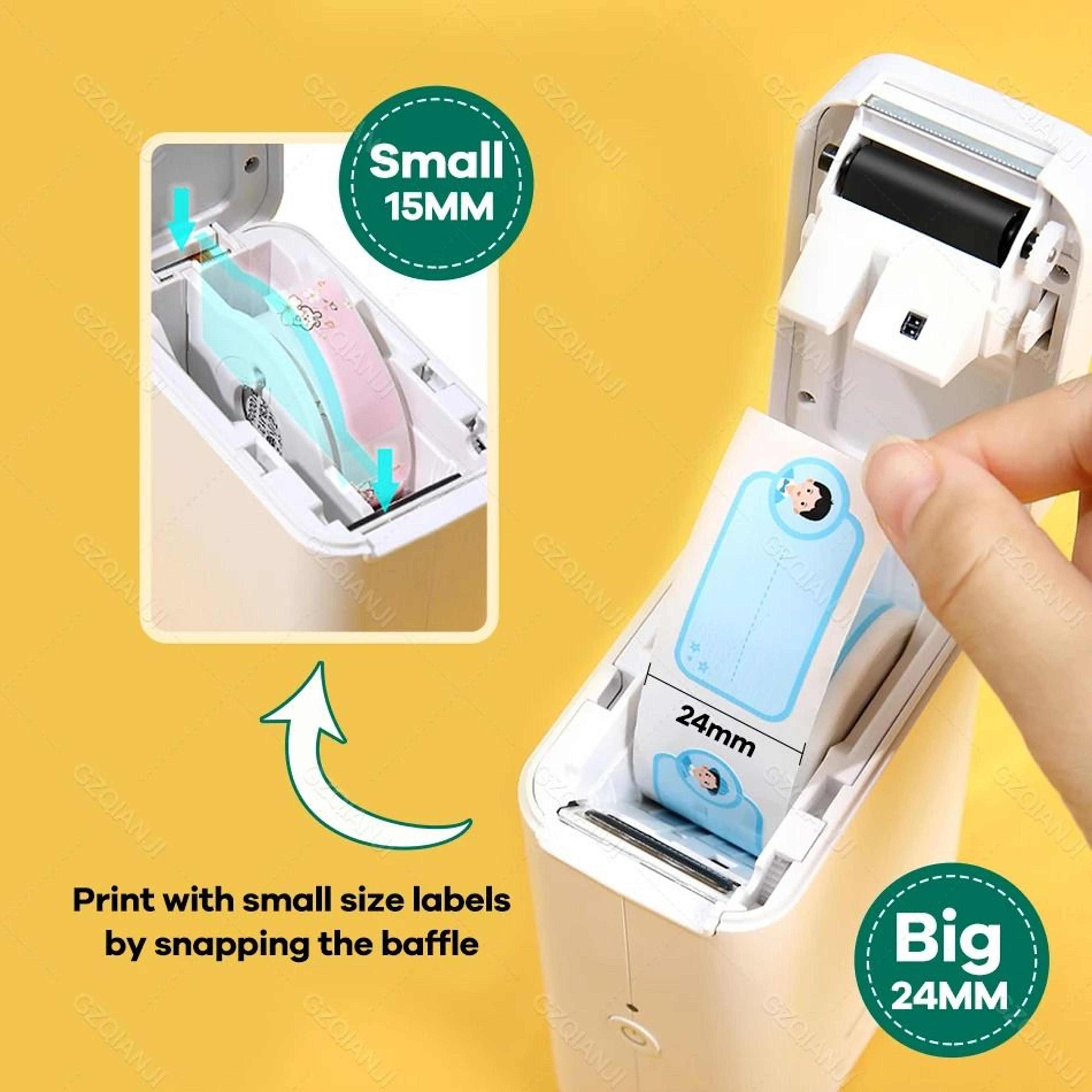 WideFormat Thermal Label Maker Machine With Color Label Tape 1
