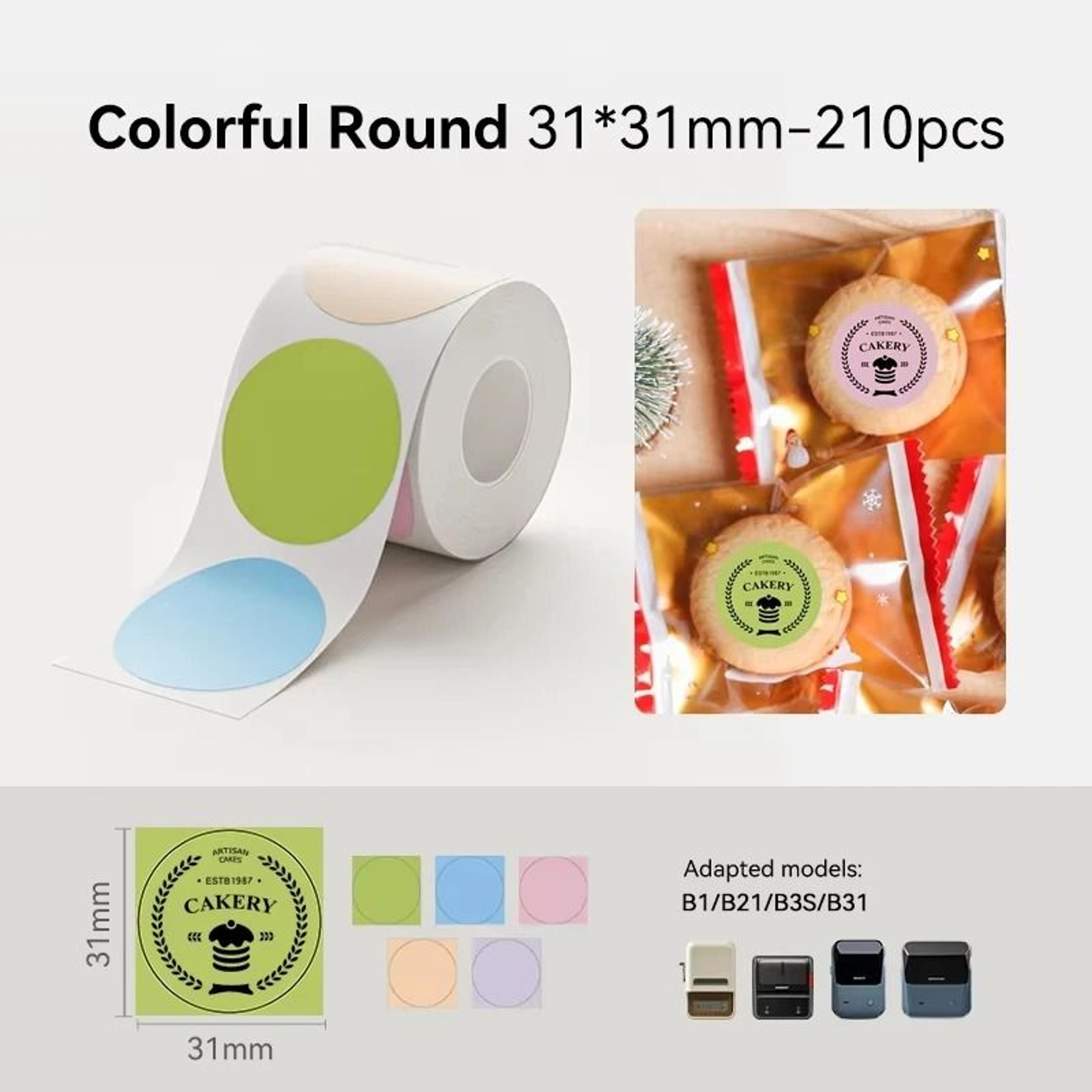 Direct Thermal Waterproof SelfAdhesive Thermal Label Paper Rolls For Portable Printer 12