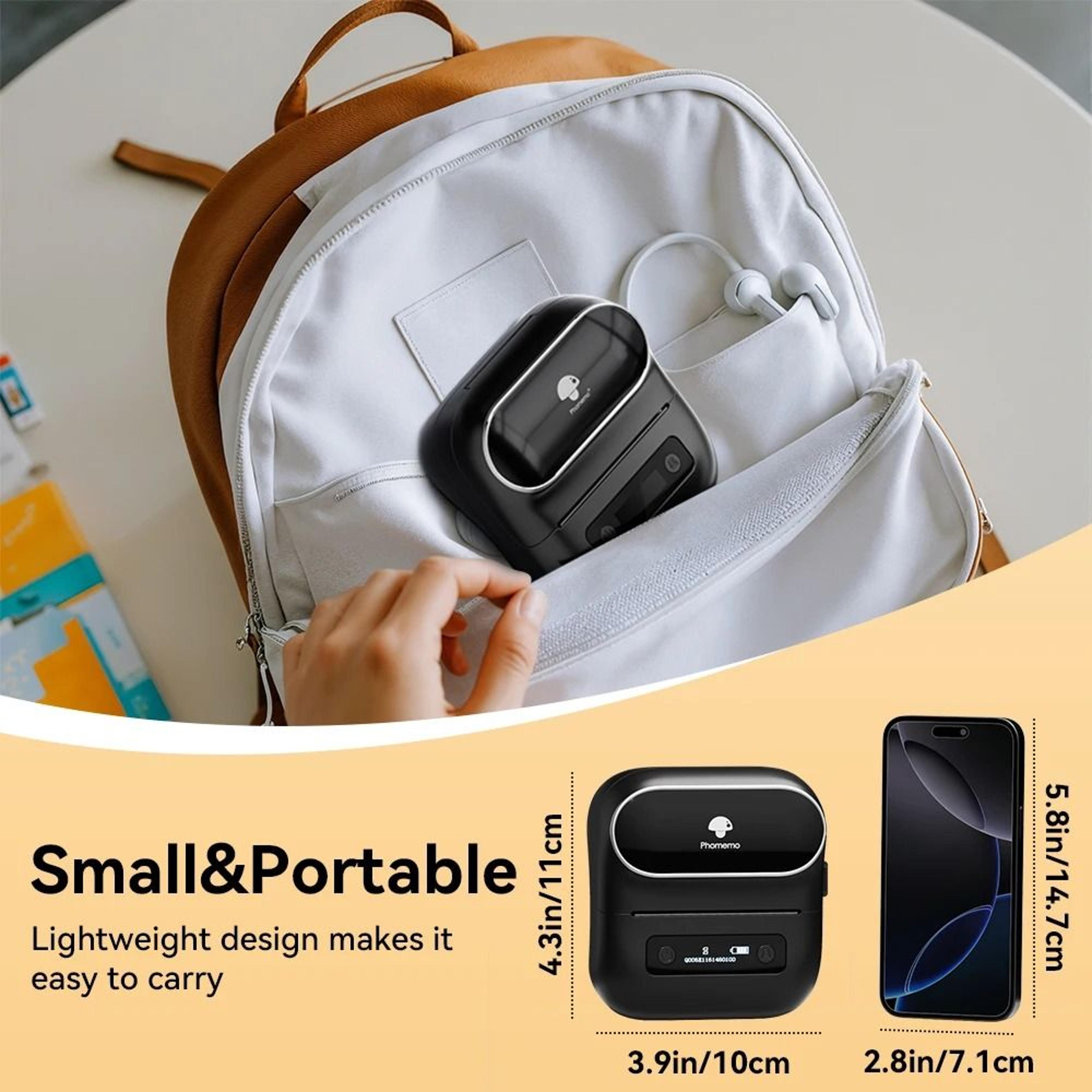 WideFormat Portable Bluetooth Thermal Label Printer 3