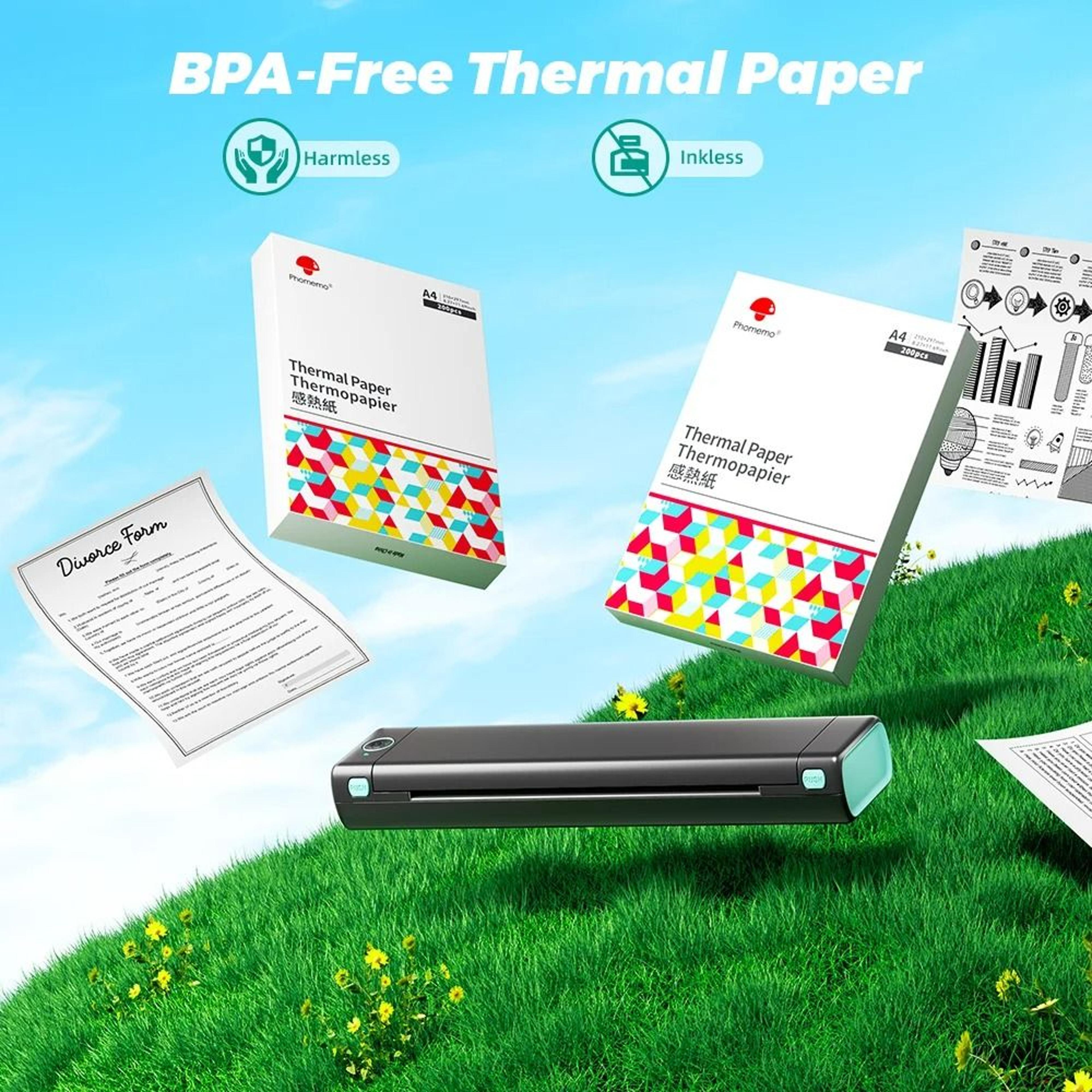 Instant QuickDrying A4 And Letter Thermal Paper Rolls And Folded Sheets 5