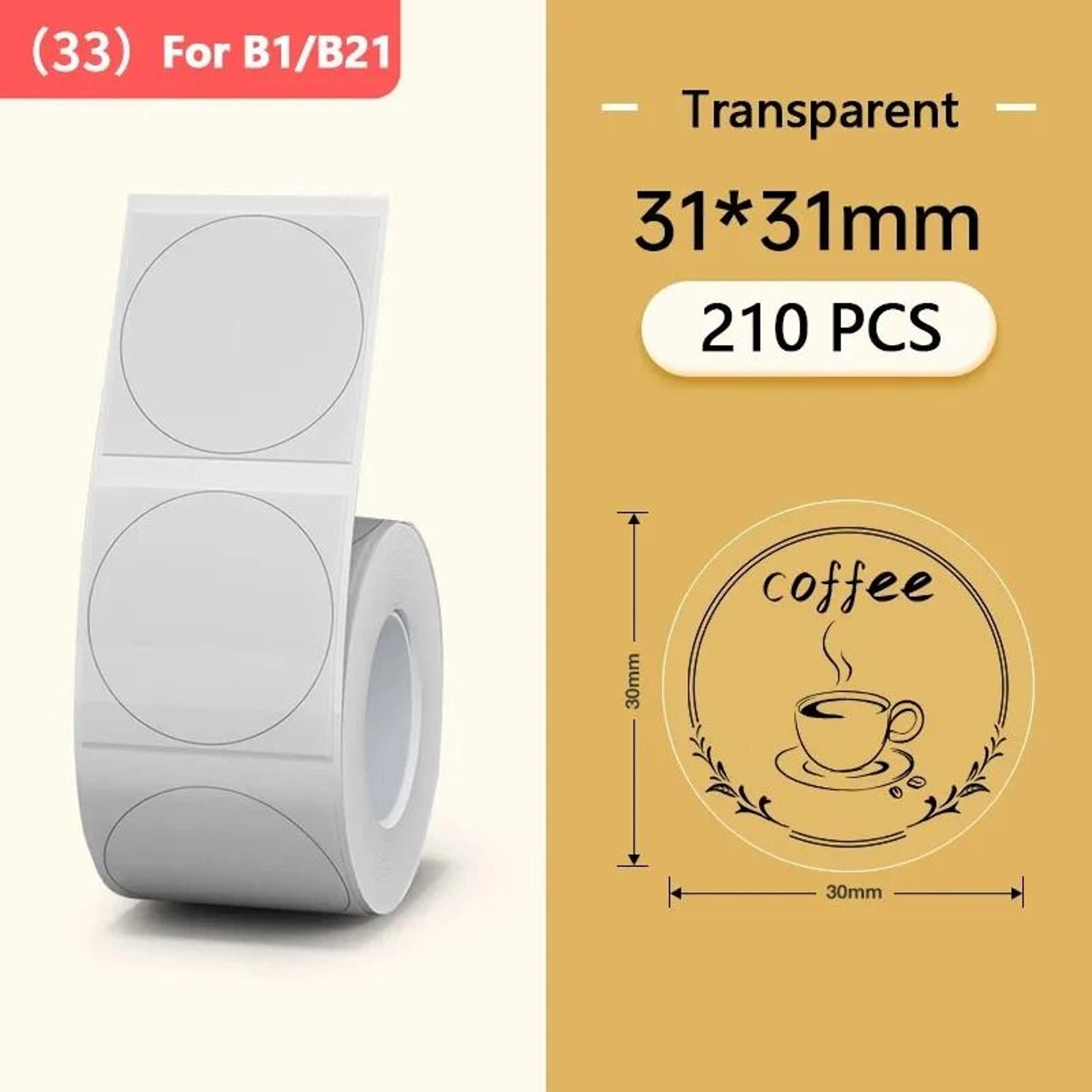 Waterproof Round SelfAdhesive Thermal Label Paper Rolls 11