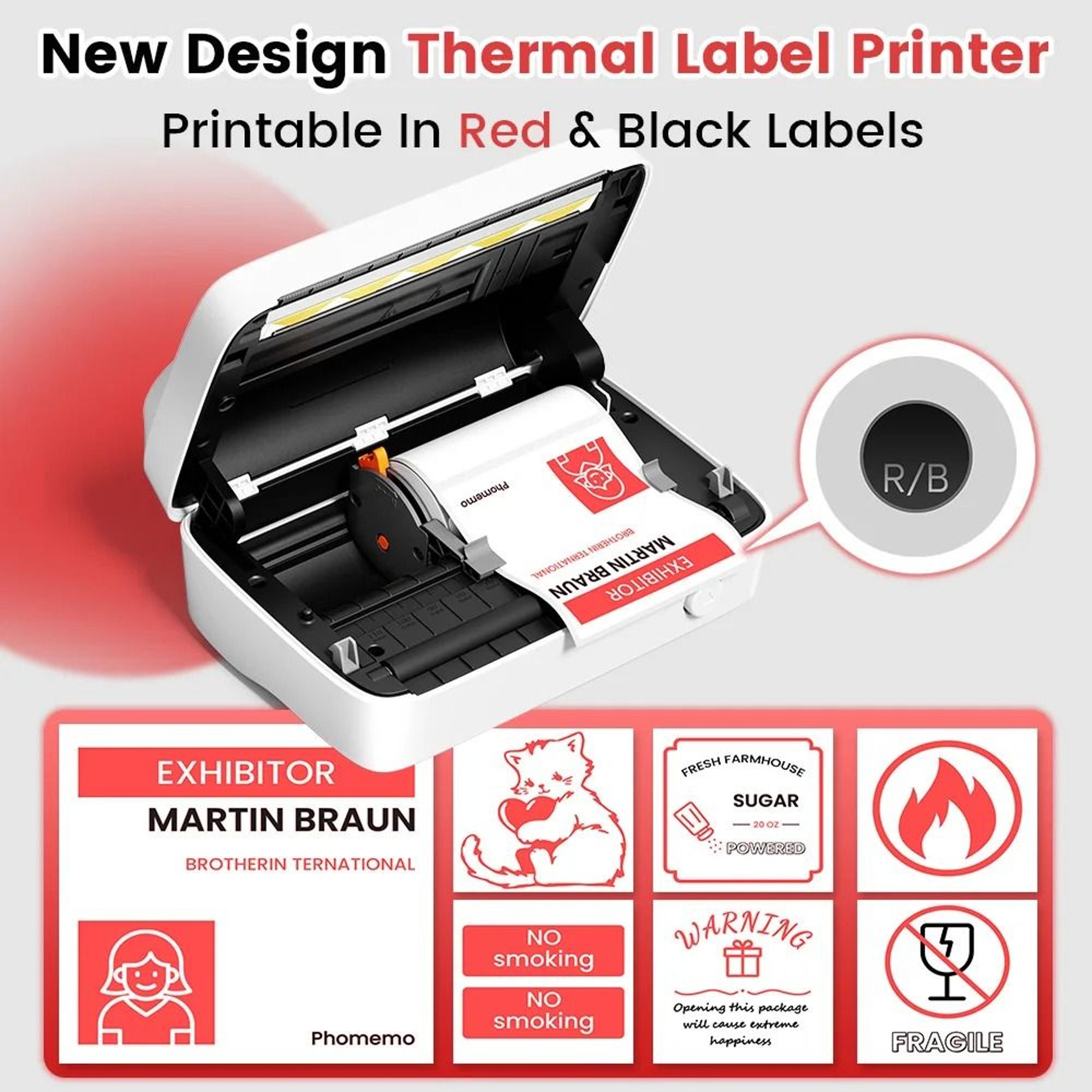Wireless 4x6 Bluetooth Thermal Shipping Label Printer 1