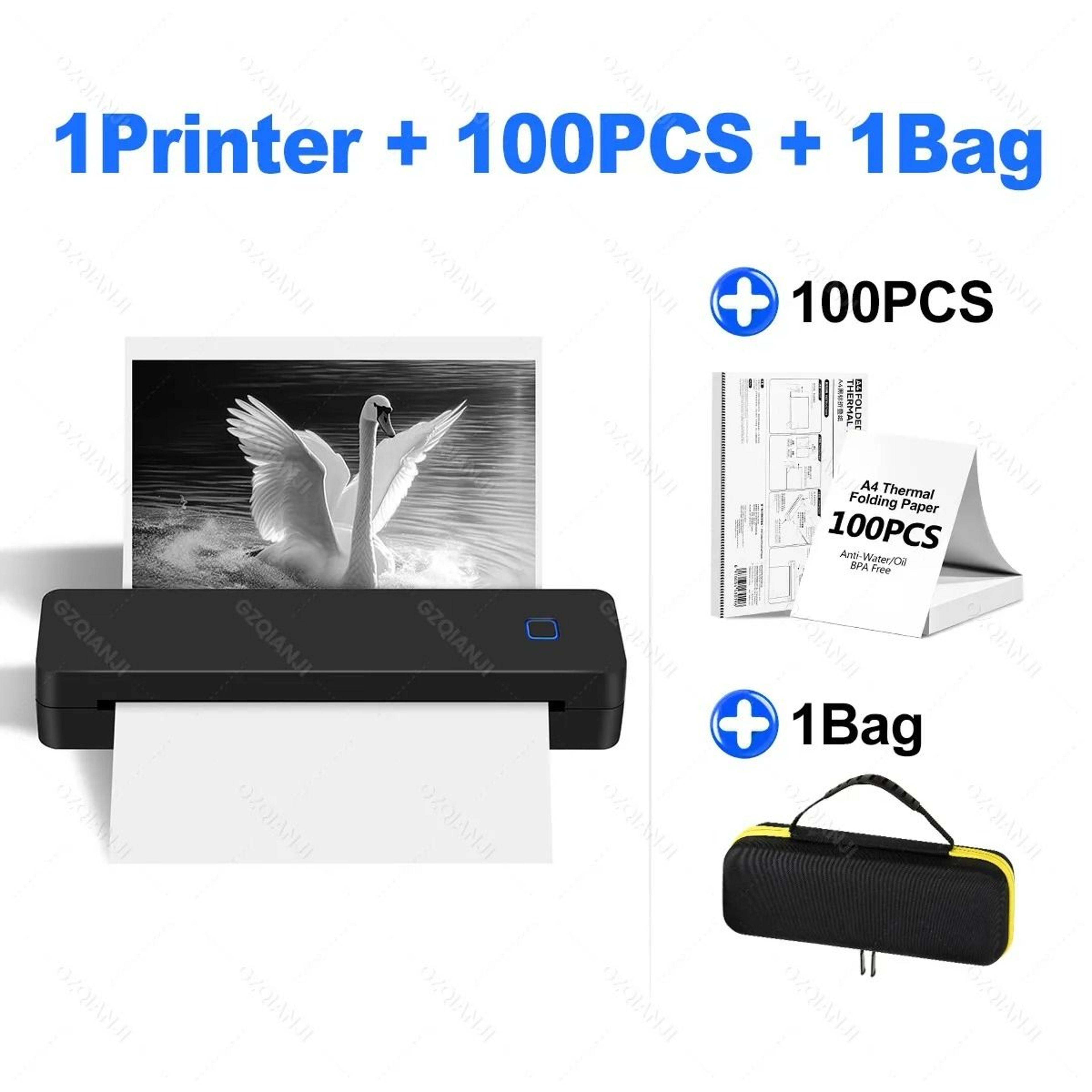 Portable A4 Bluetooth Thermal Document Printer 9