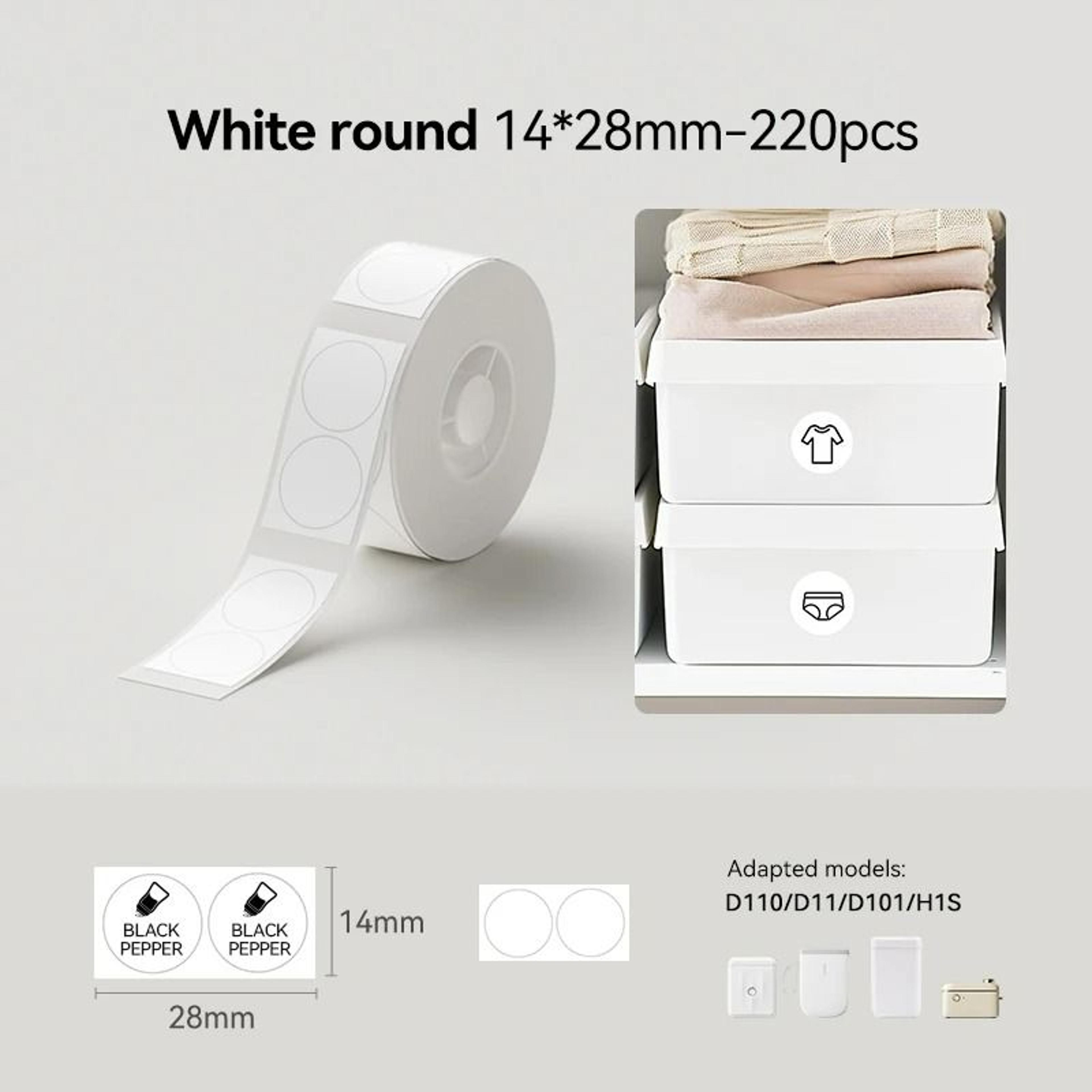 SelfAdhesive Thermal Label Tape For Mini Printers 12