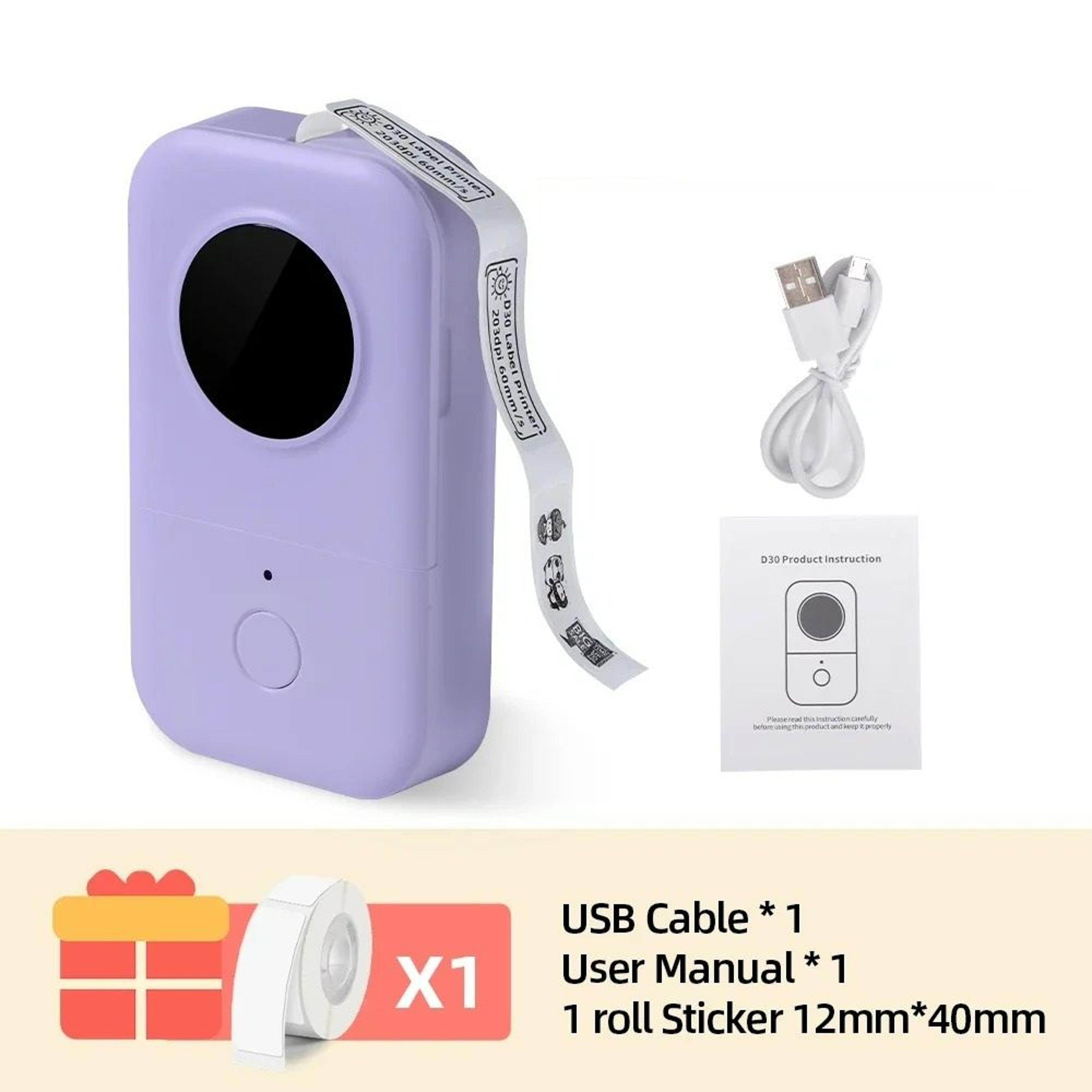 Elite Mini Portable Bluetooth Thermal Label Printer 9