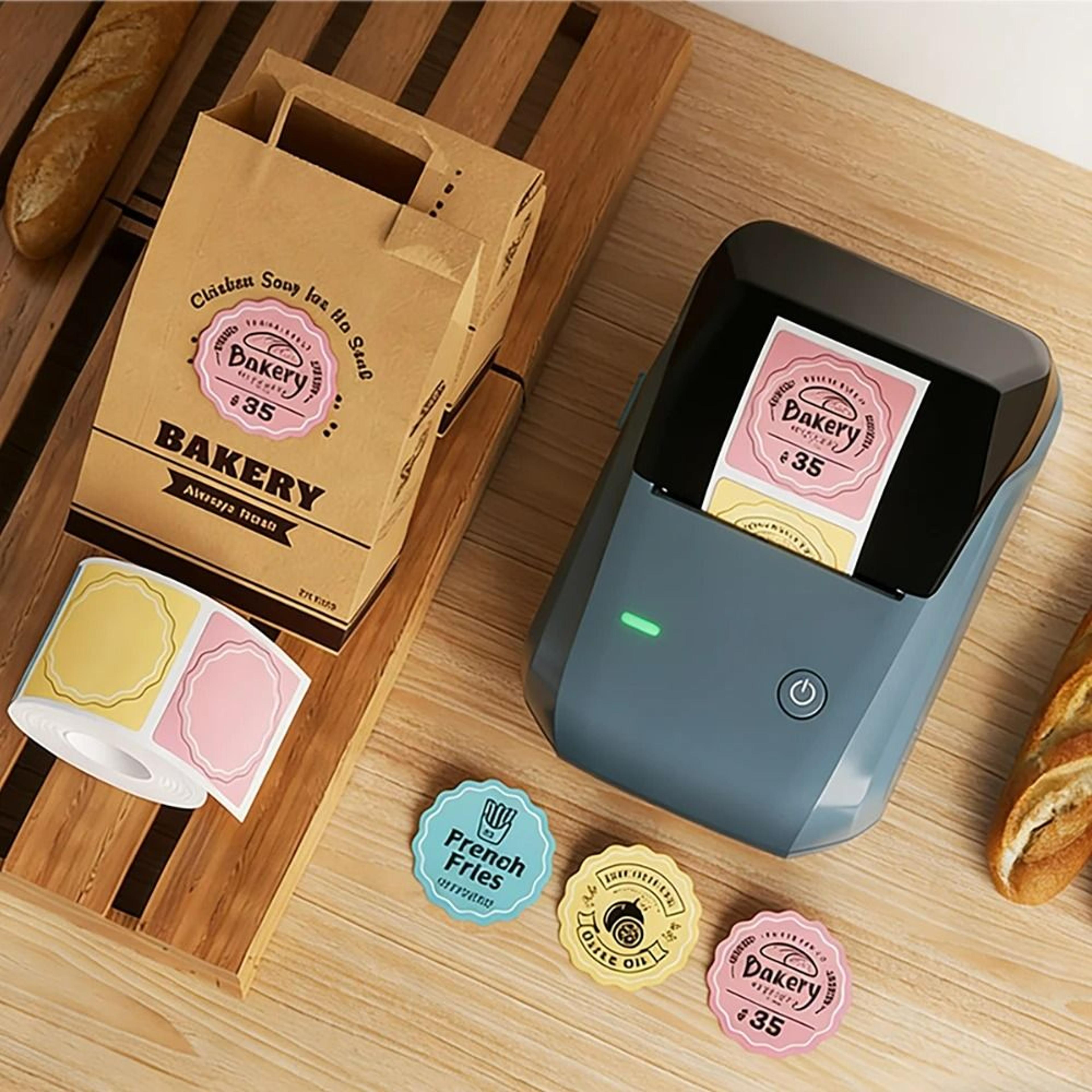 Wireless Bluetooth Thermal Label Printer 0