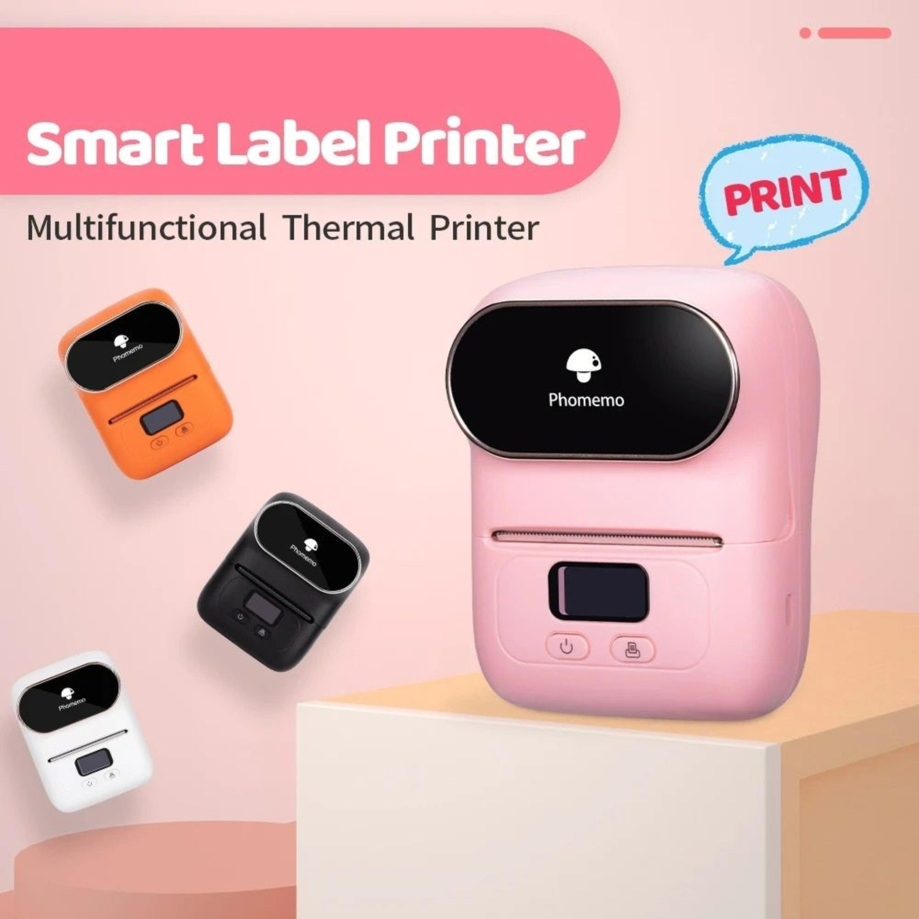 portable wireless thermal label printer 0.79 to 1.97 in width
