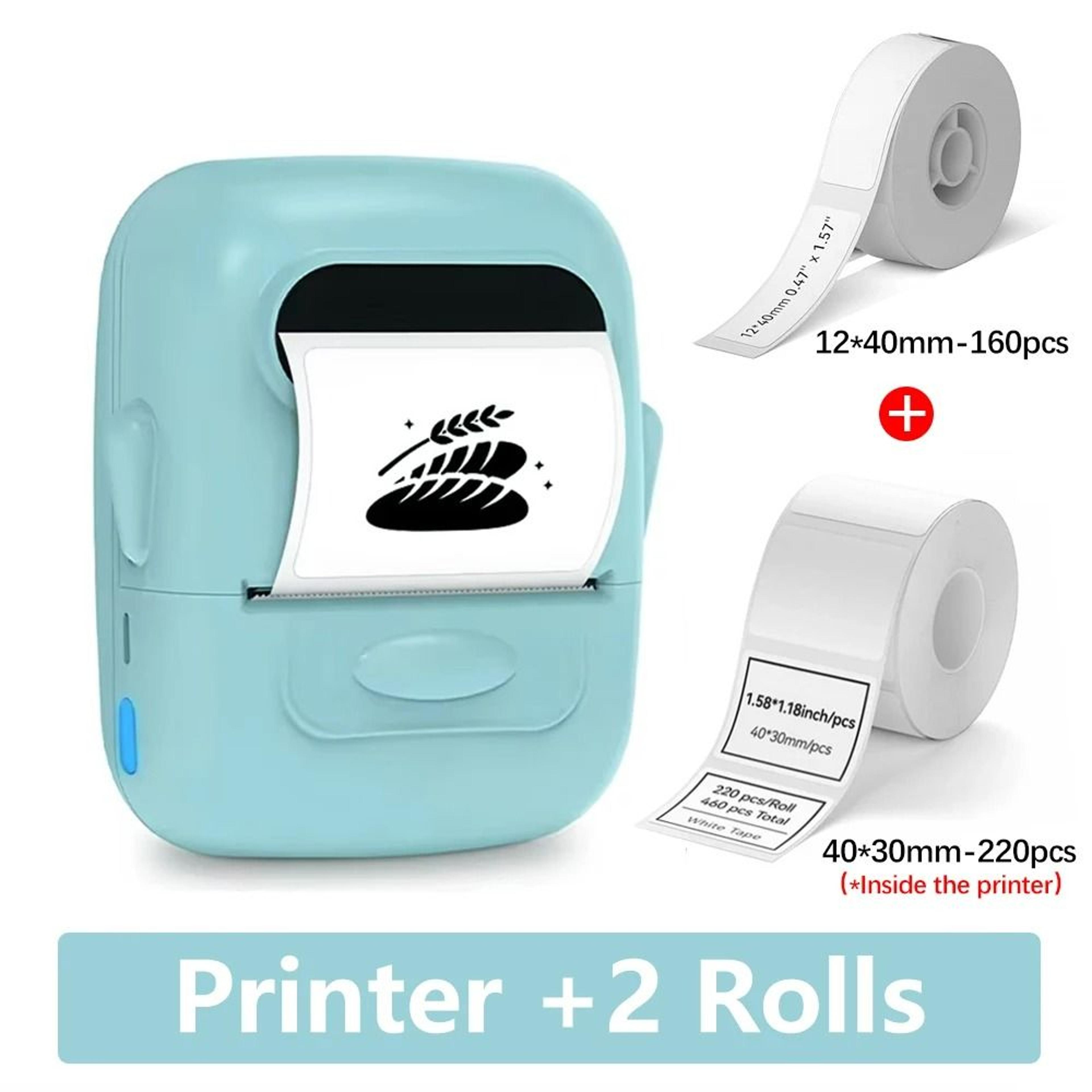 Portable Wireless Thermal Label Printer 047 To 197 In Width 7