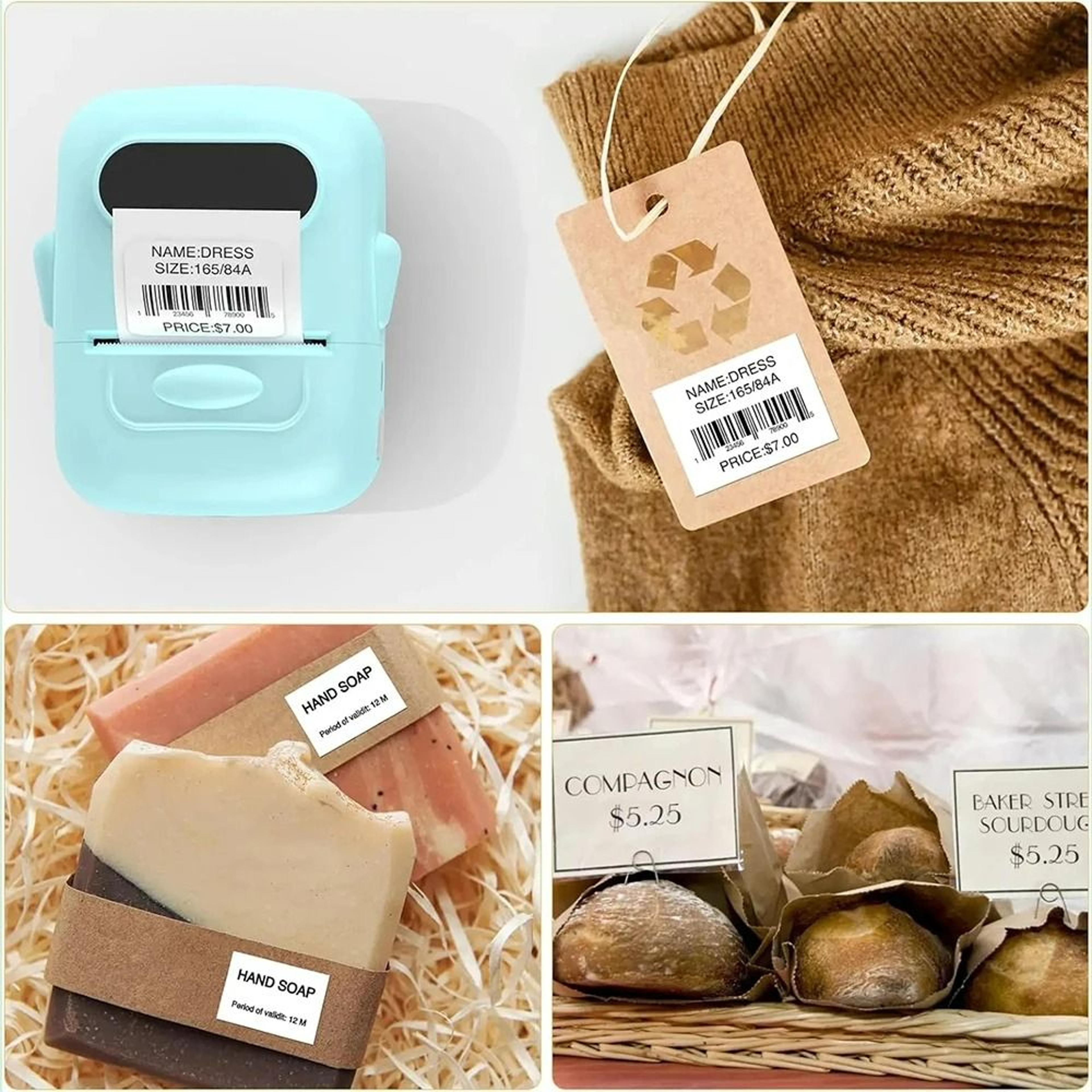 Portable Wireless Thermal Label Printer 047 To 197 In Width 4
