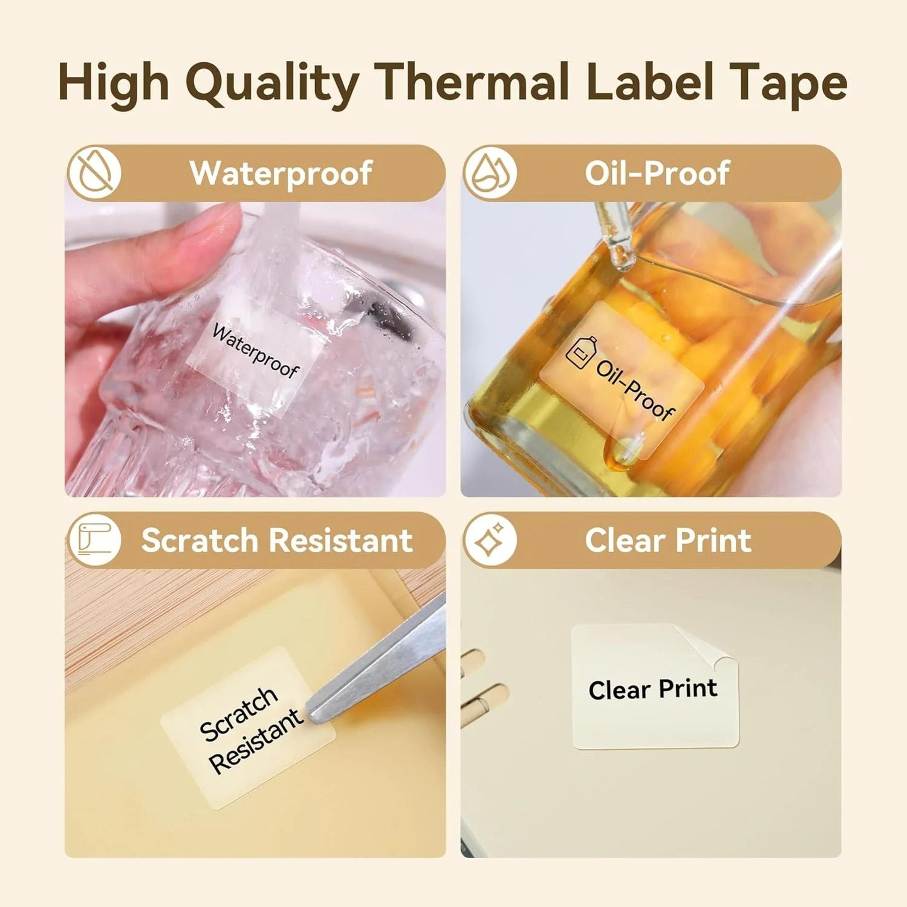 Clear SelfAdhesive Thermal Label Rolls 5