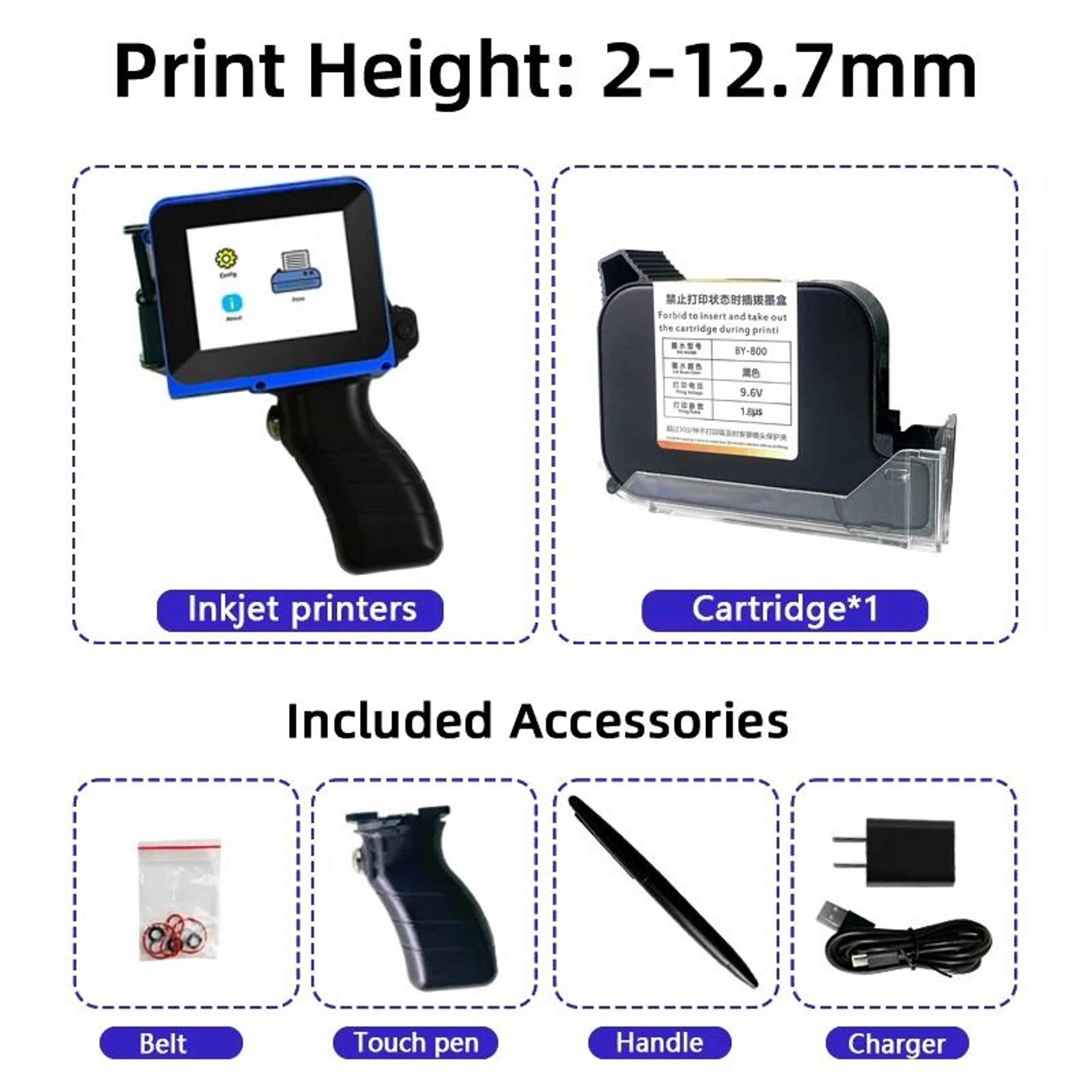 Elite Mini Portable Handheld Inkjet Coding Machine 7