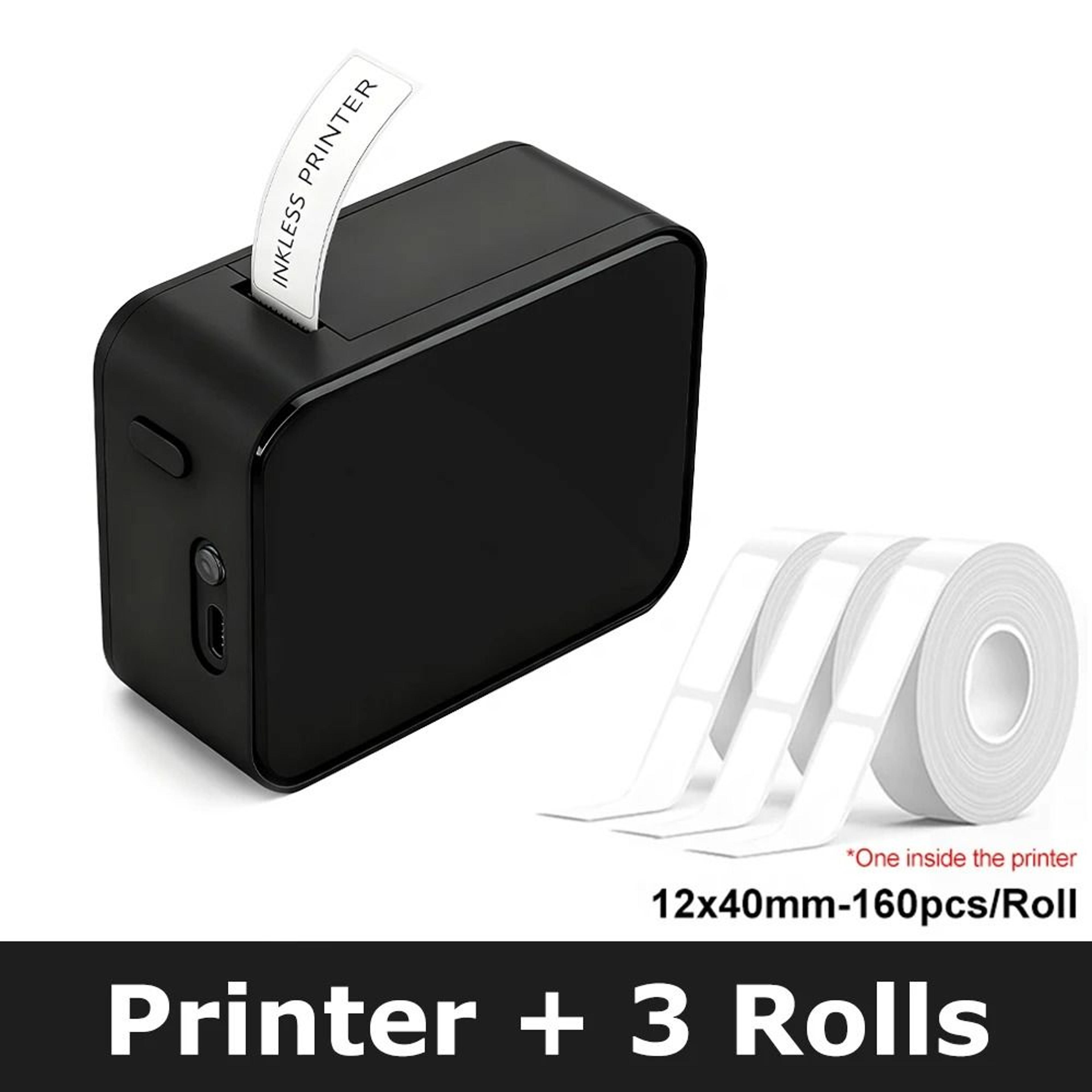 Portable 203 DPI Wireless Mini Thermal Label Printer 9