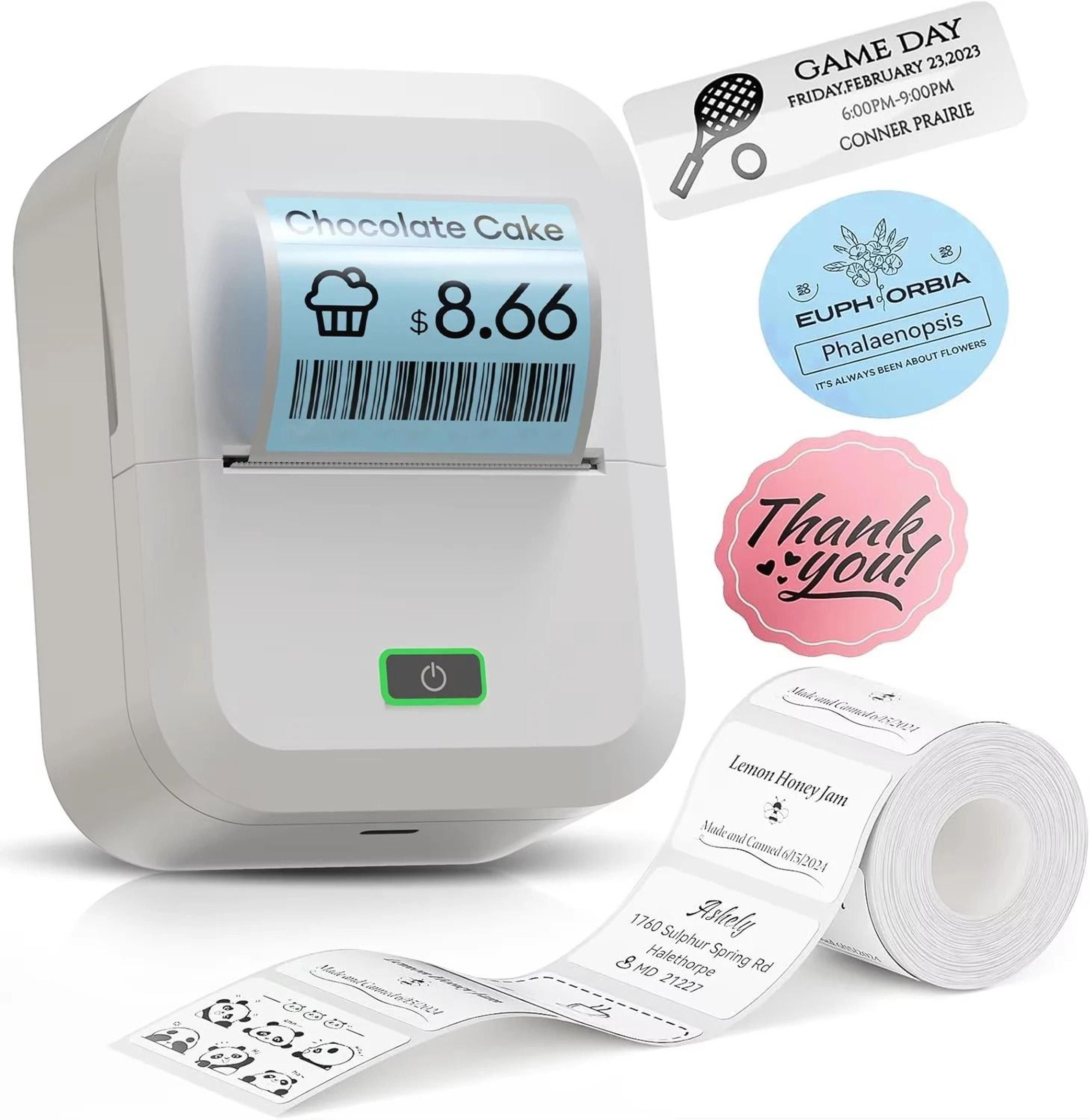 Compact Wireless Thermal Label  Sticker Printer 1
