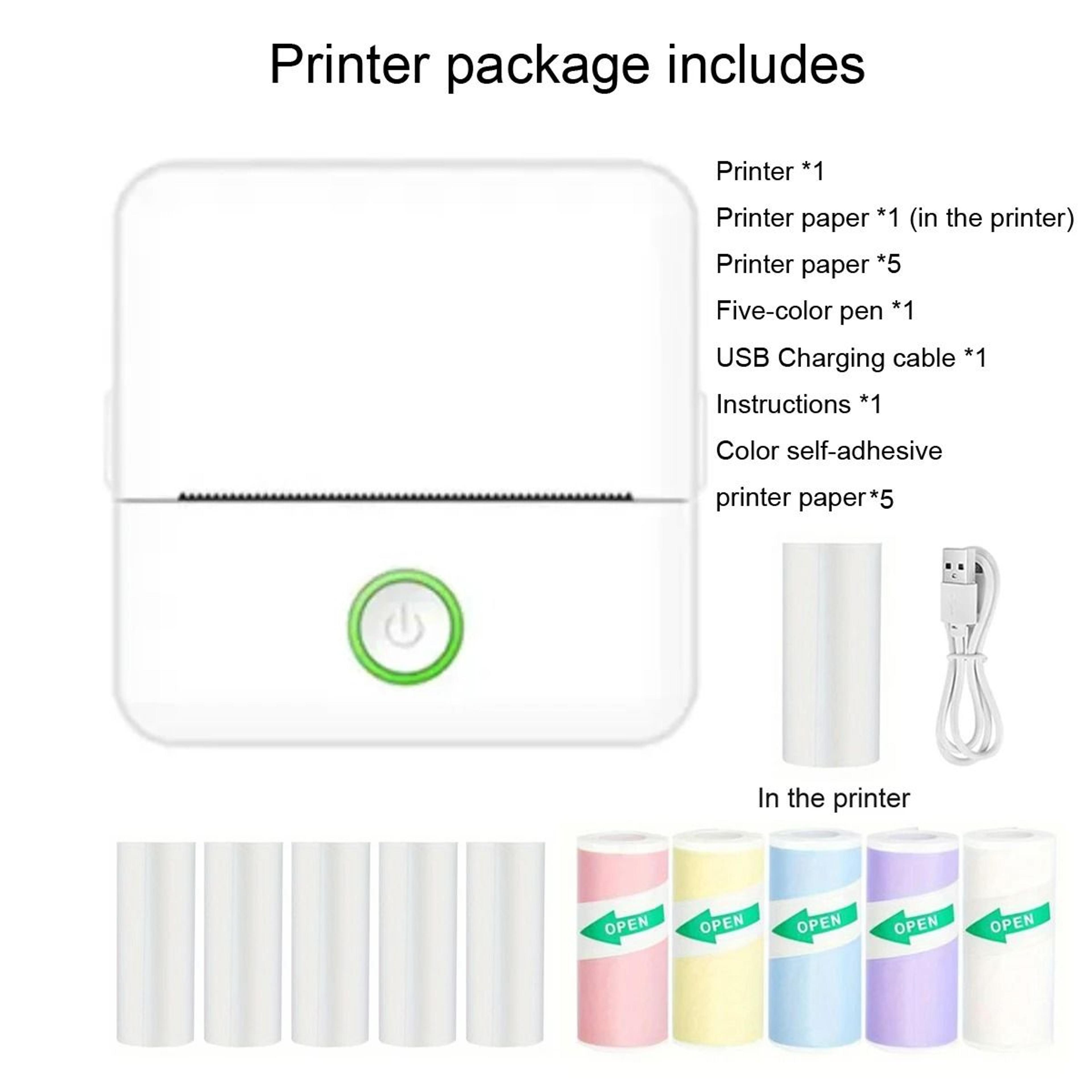 Bluetooth Pocket Thermal Mini Sticker Printer 13